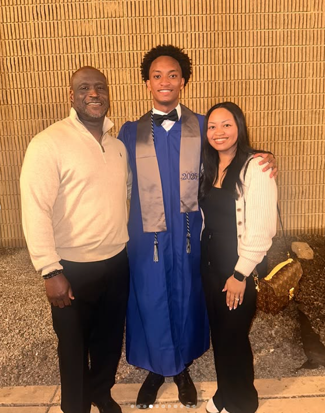 Nolan Wells smiles alongside his parents, Elmore Wonsley Jr. and Christina Wonsley, after his graduation. As the family prepares for his homegoing celebration, Christina has said she wants loved ones to remember Nolan with joy, saying he would have wanted his life celebrated rather than defined by grief. | Source: Instagram/nolanwellss