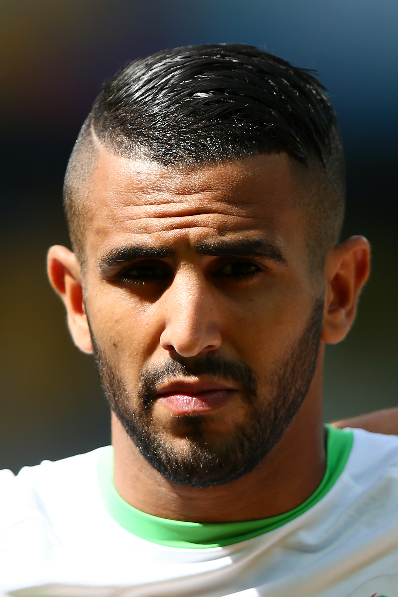 Riyad Mahrez during the FIFA World Cup 2014 Group H match between Belgium and Algeria at Governor Magalhães Pinto Stadium on June 17 in Belo Horizonte, Brazil. | Source: Getty Images