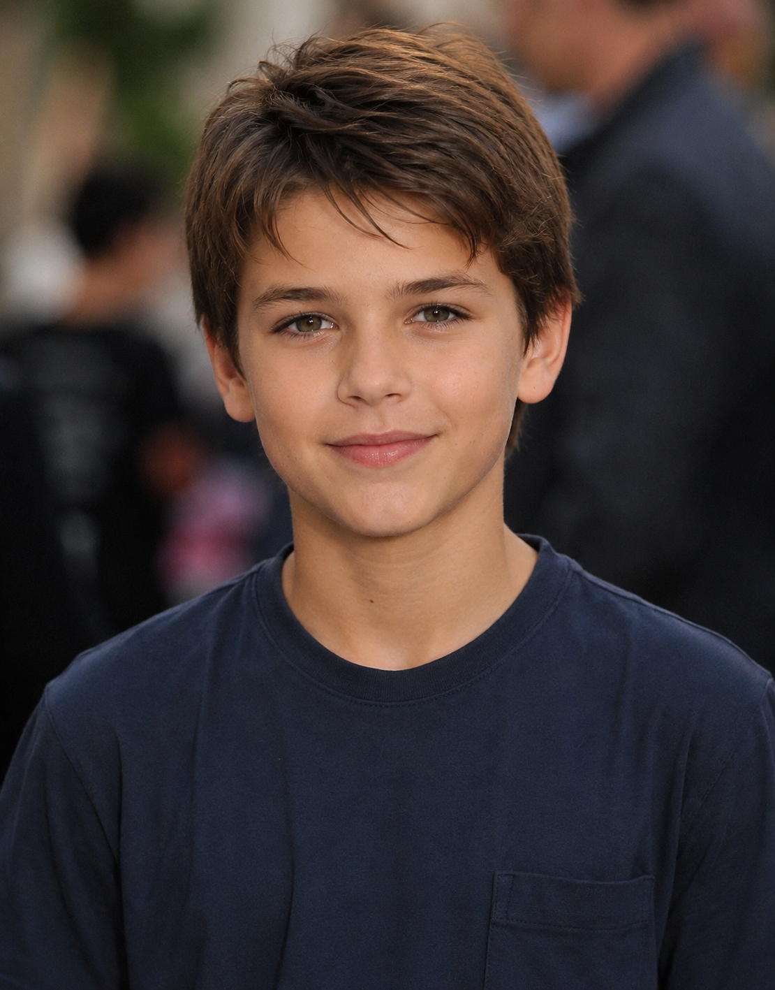 Digitally created image depicting the hypothetical son as an older teenager, maintaining the hazel-green eyes seen throughout the series. | Source: ChatGPT