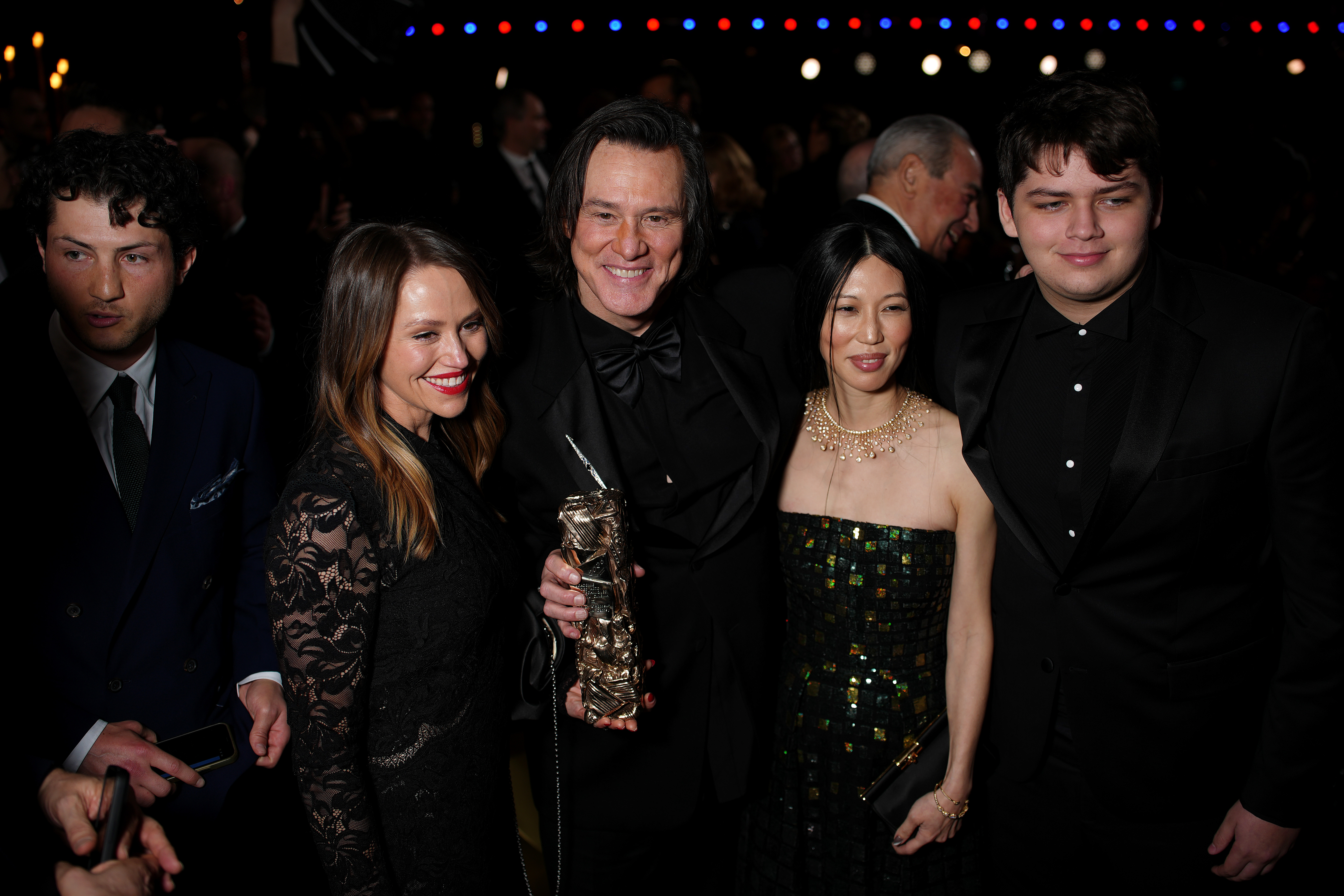 Min Ah had reportedly been part of Carrey's life for years before their romance was publicly acknowledged. At the César Awards, he told her simply, "I love you, Min Ah," seven months before their marriage was confirmed. | Source: Getty Images