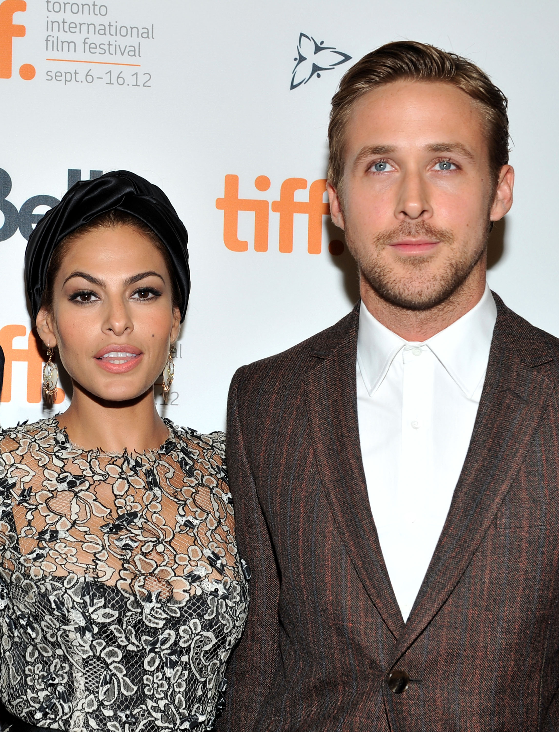 Eva Mendes and Ryan Gosling at the premiere of "The Place Beyond The Pines" in Toronto, Canada on September 7, 2012. | Source: Getty Images