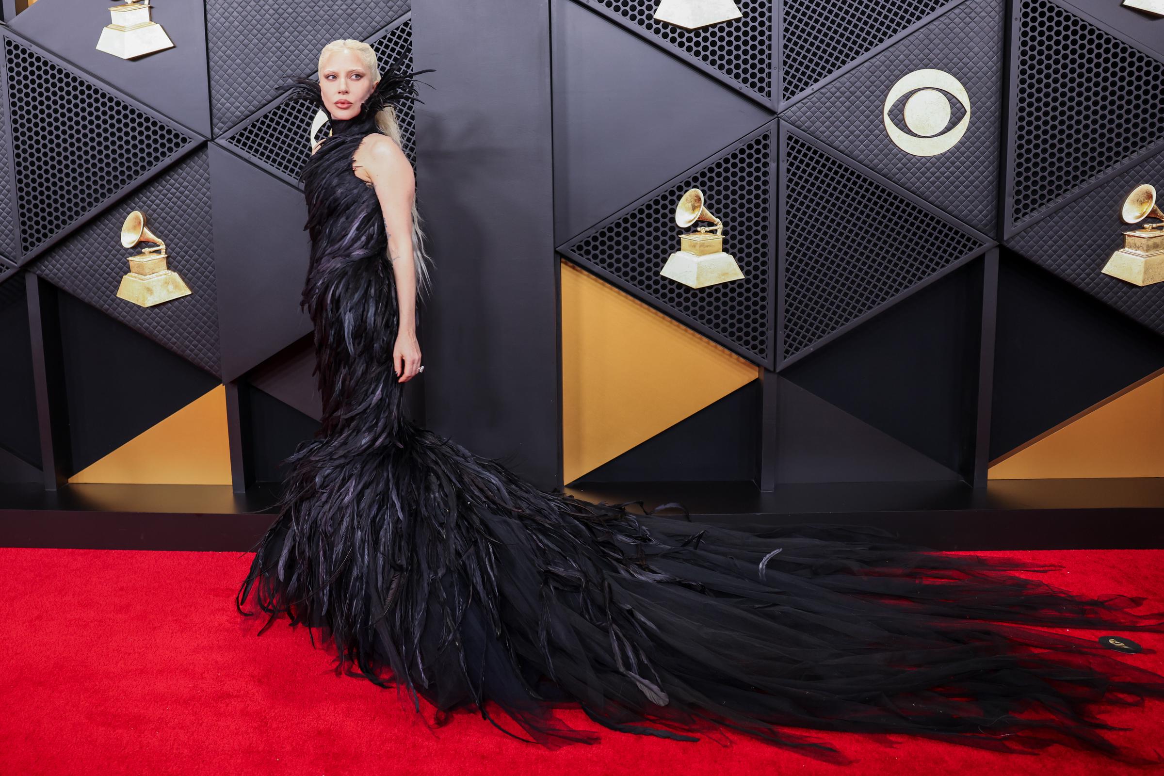Lady Gaga arrives for the 68th Annual Grammy Awards at Crypto.com Arena on February 1, 2026, in Los Angeles | Source: Getty Images