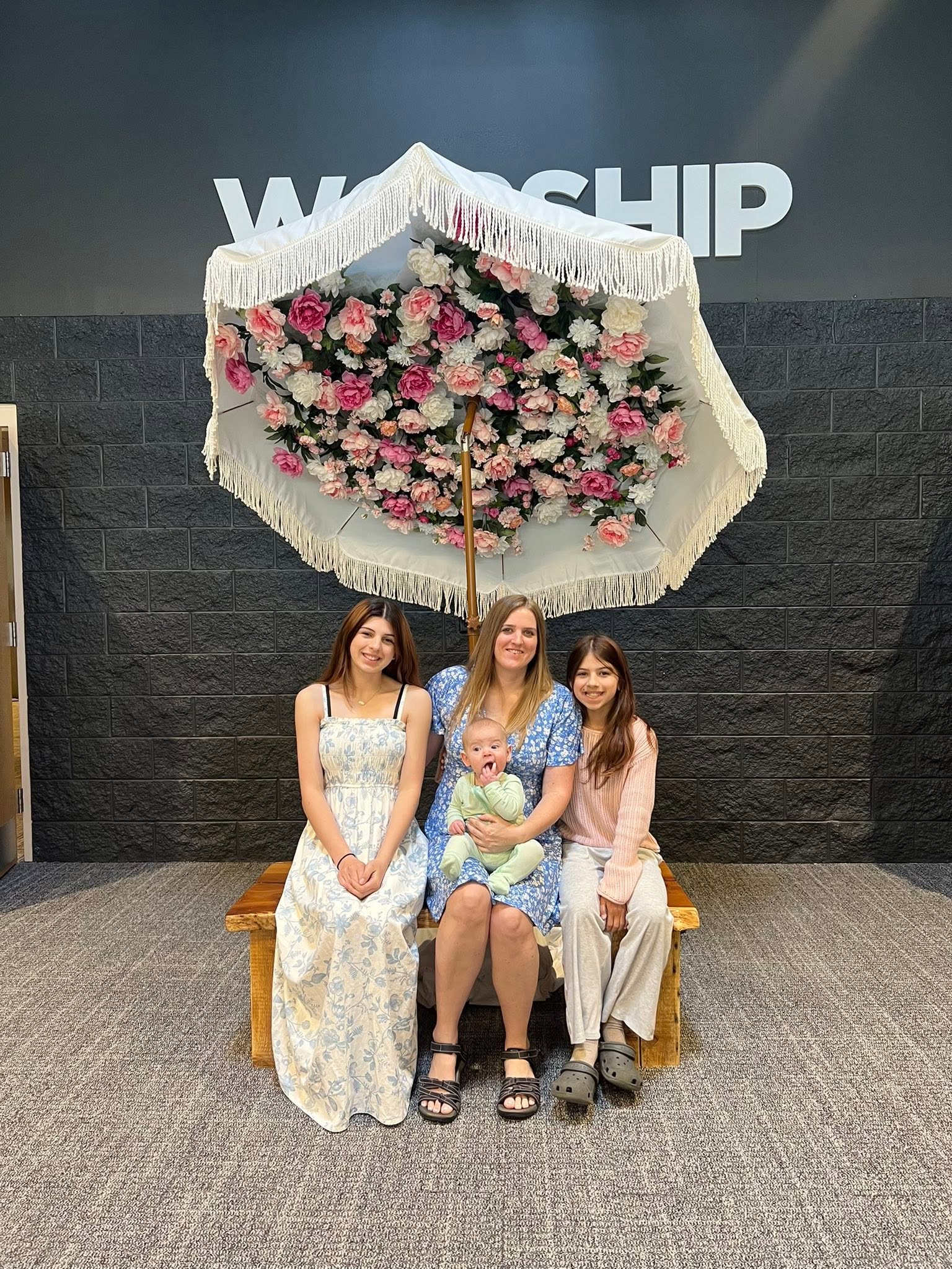 Here's a photo of Lindsey Dash's kids, including Lenora and Jaelyn Manke, in an image posted on May 10, 2026. | Source: Facebook/Lindsey Dash