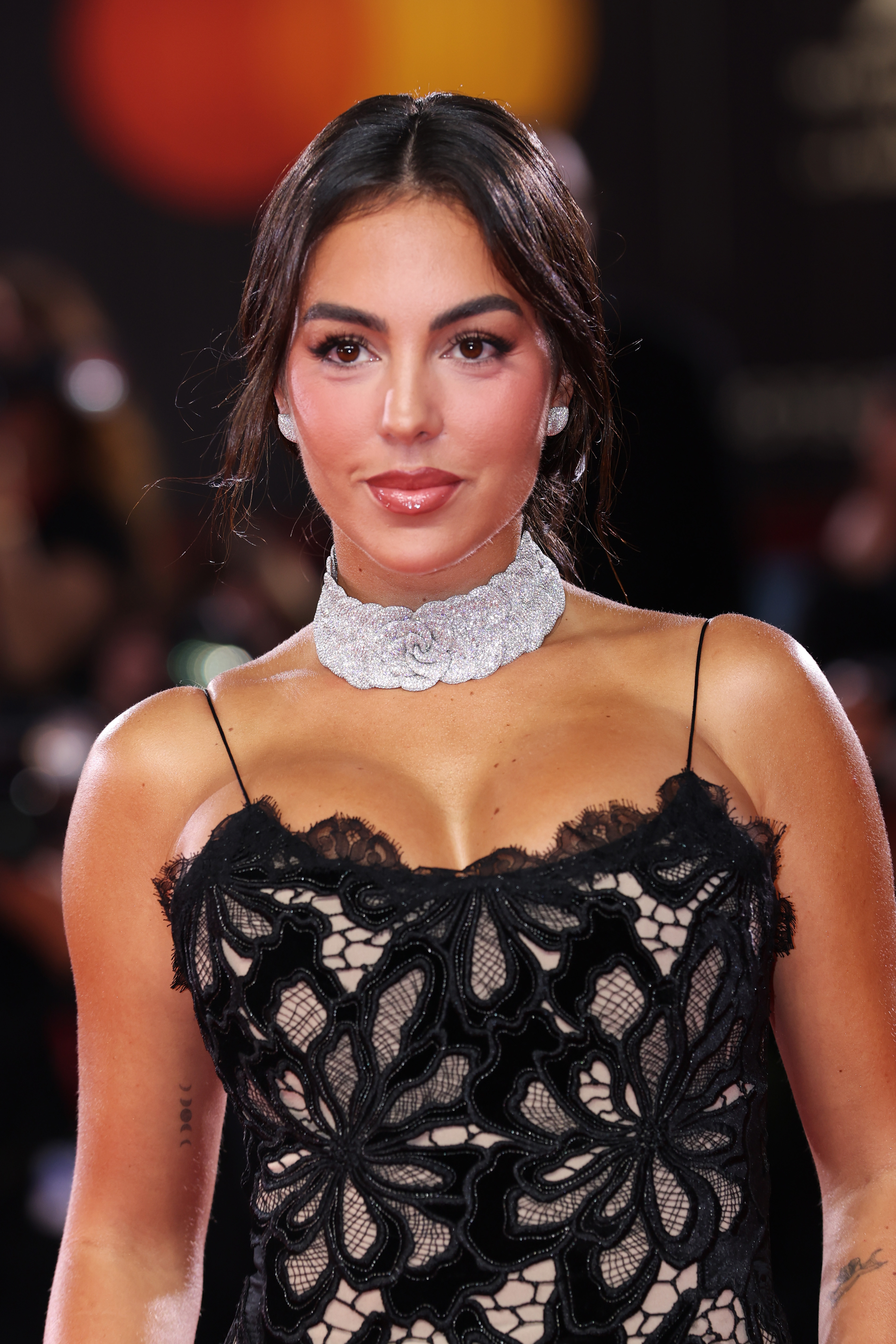 Georgina Rodríguez during the Filming Italy Venice Award at the 82nd Venice International Film Festival on August 31, 2025, in Venice, Italy | Source: Getty Images