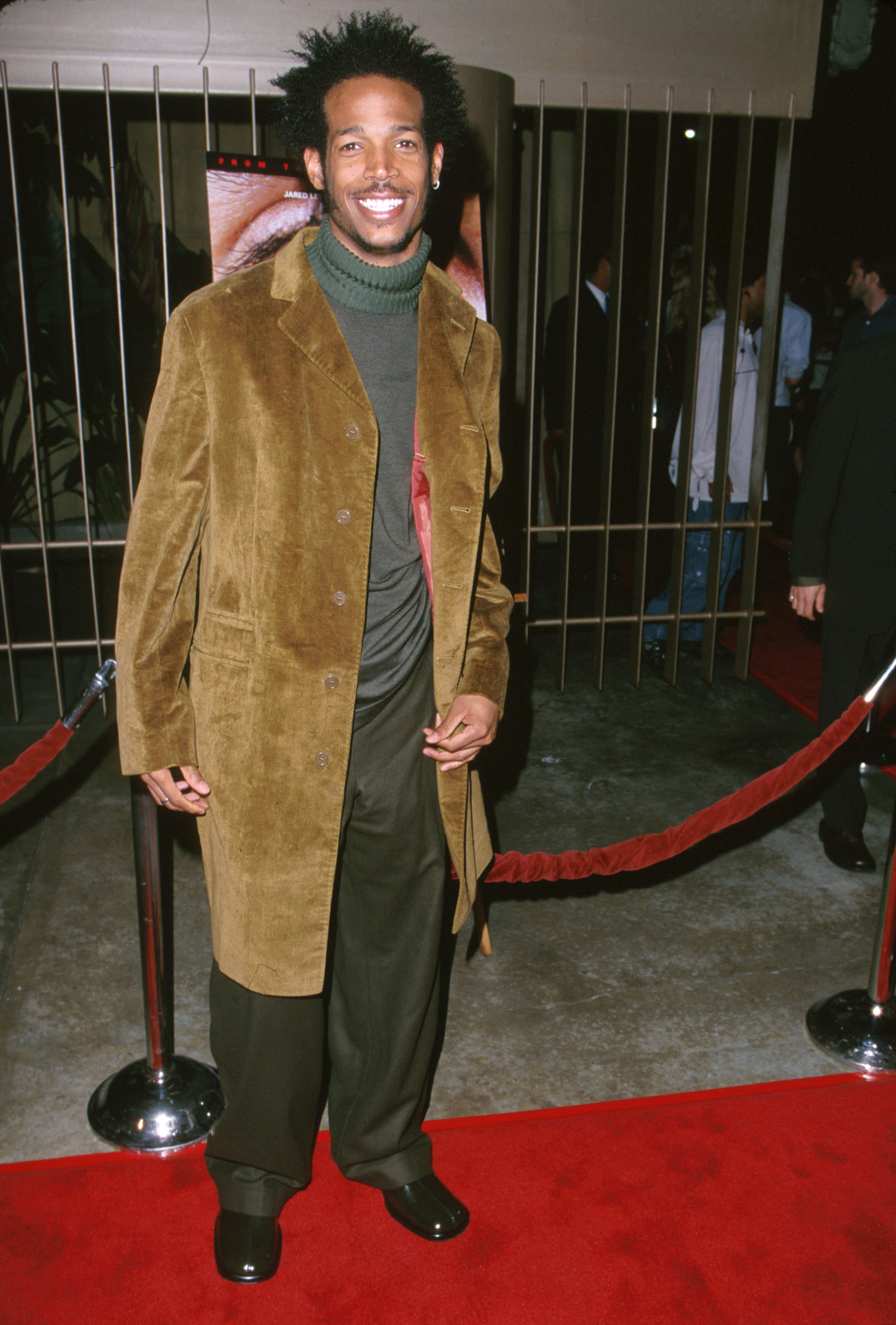 Marlon Wayans during the "Requiem For A Dream" premiere at The Egyptian Theatre on October 16, 2000, in Hollywood, California | Source: Getty Images