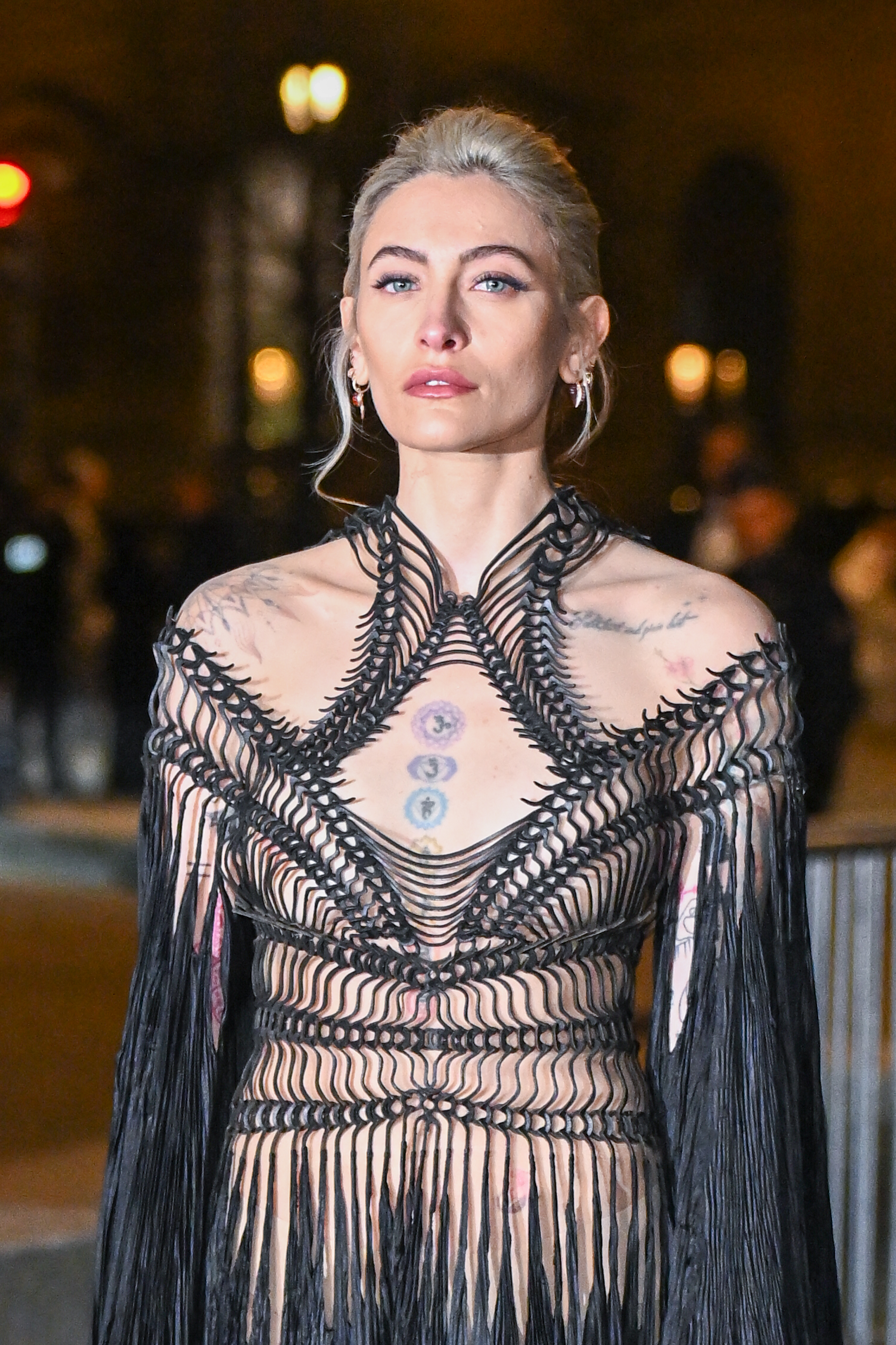 Paris Jackson arrives at the Grand Diner du Louvre on March 4, 2025 in Paris, France. | Source: Getty Images