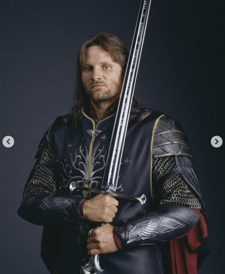 Viggo Mortensen appears as Aragorn, the future king of Gondor, in "The Lord of the Rings." The character became one of the actor's most celebrated roles after he joined the trilogy as a last-minute replacement and delivered a performance that remains closely associated with the beloved ranger. This image was shared in an Instagram post dated August 2, 2025. | Source: Instagram/@fgoodmovies