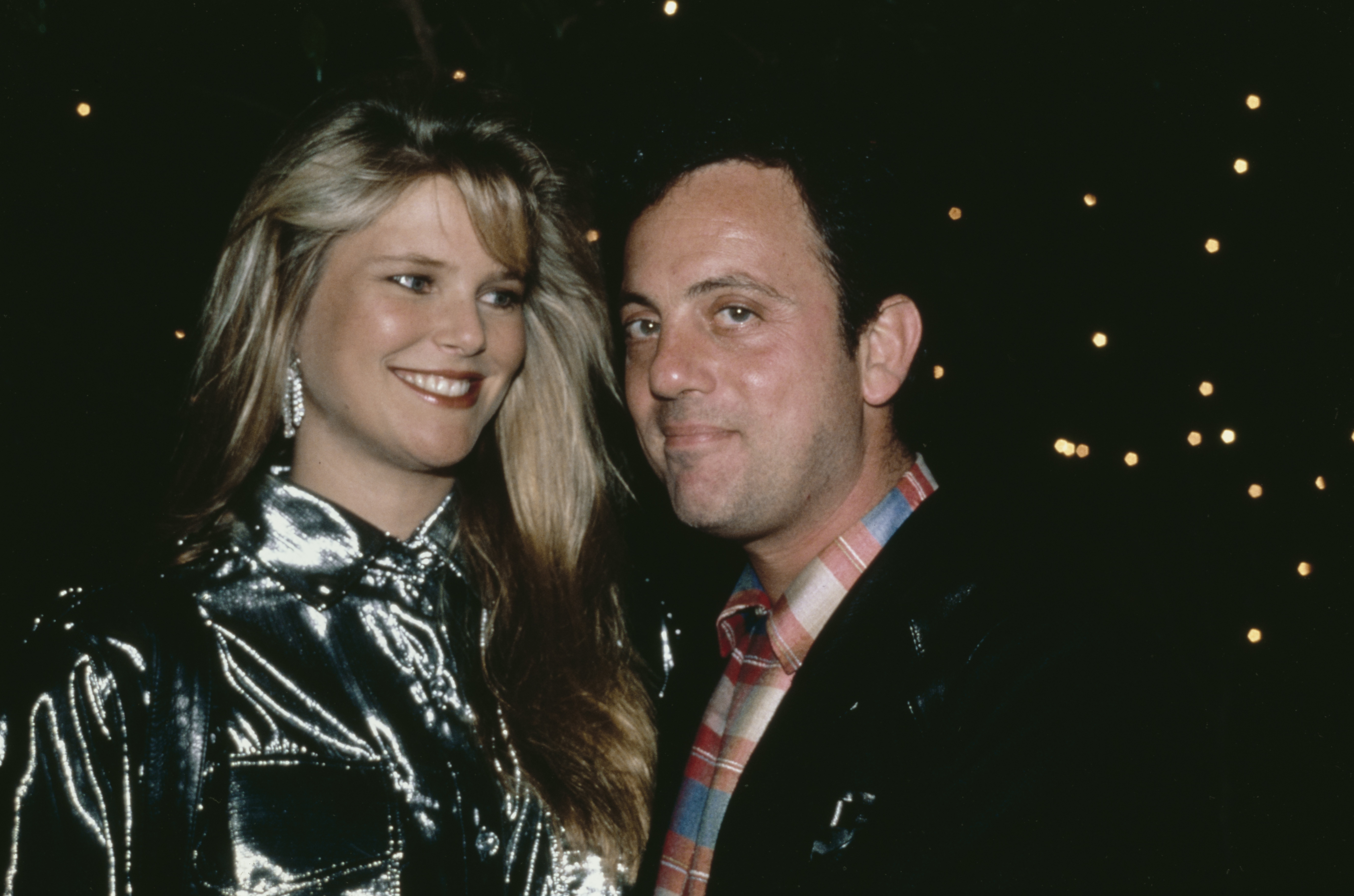 Christie Brinkley and Billy Joel photographed at a party in New York on November 13, 1985. | Source: Getty Images