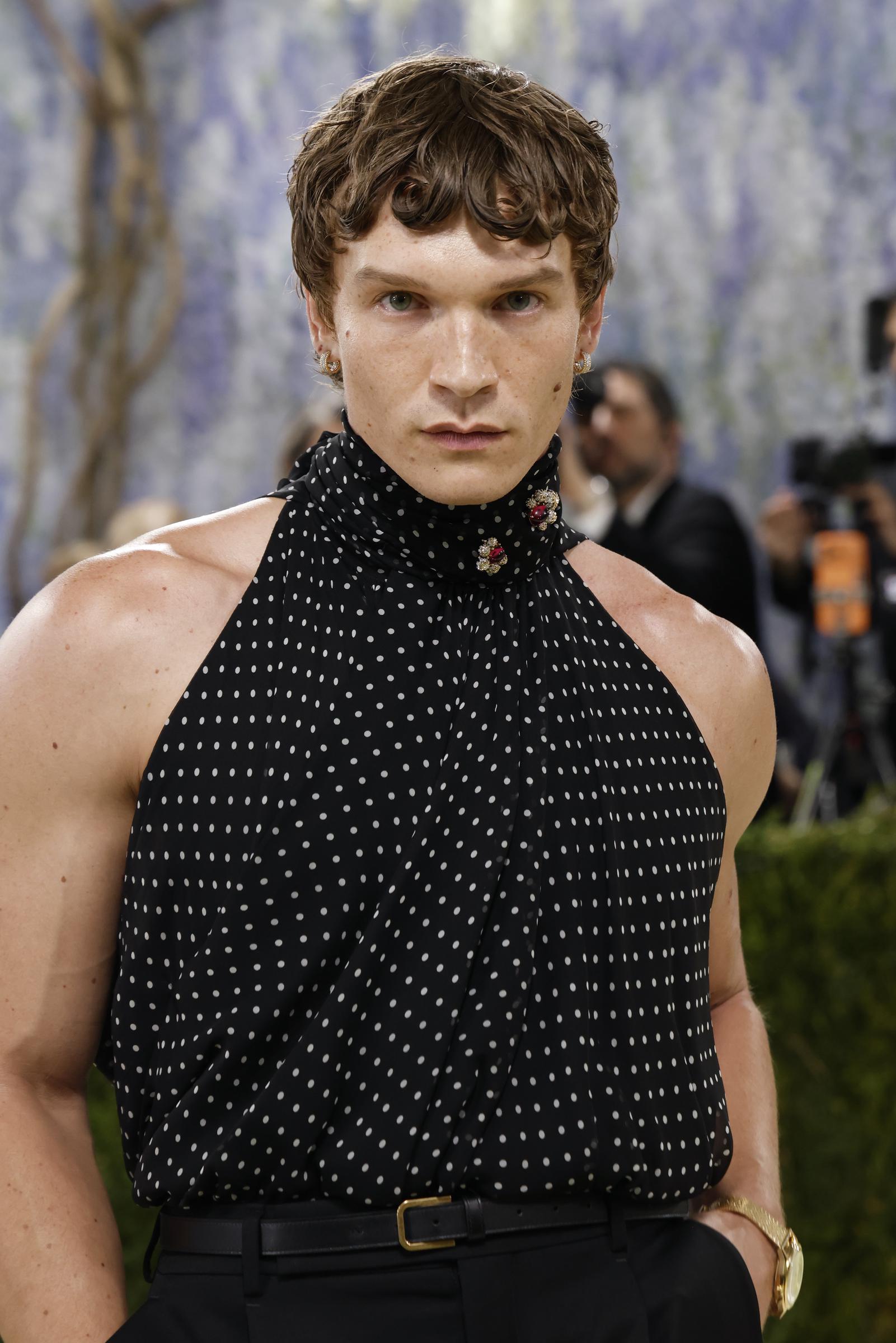 Connor Storrie attends the Met Gala celebrating "Costume Art" at The Metropolitan Museum of Art on May 4, 2026, in New York City | Source: Getty Images