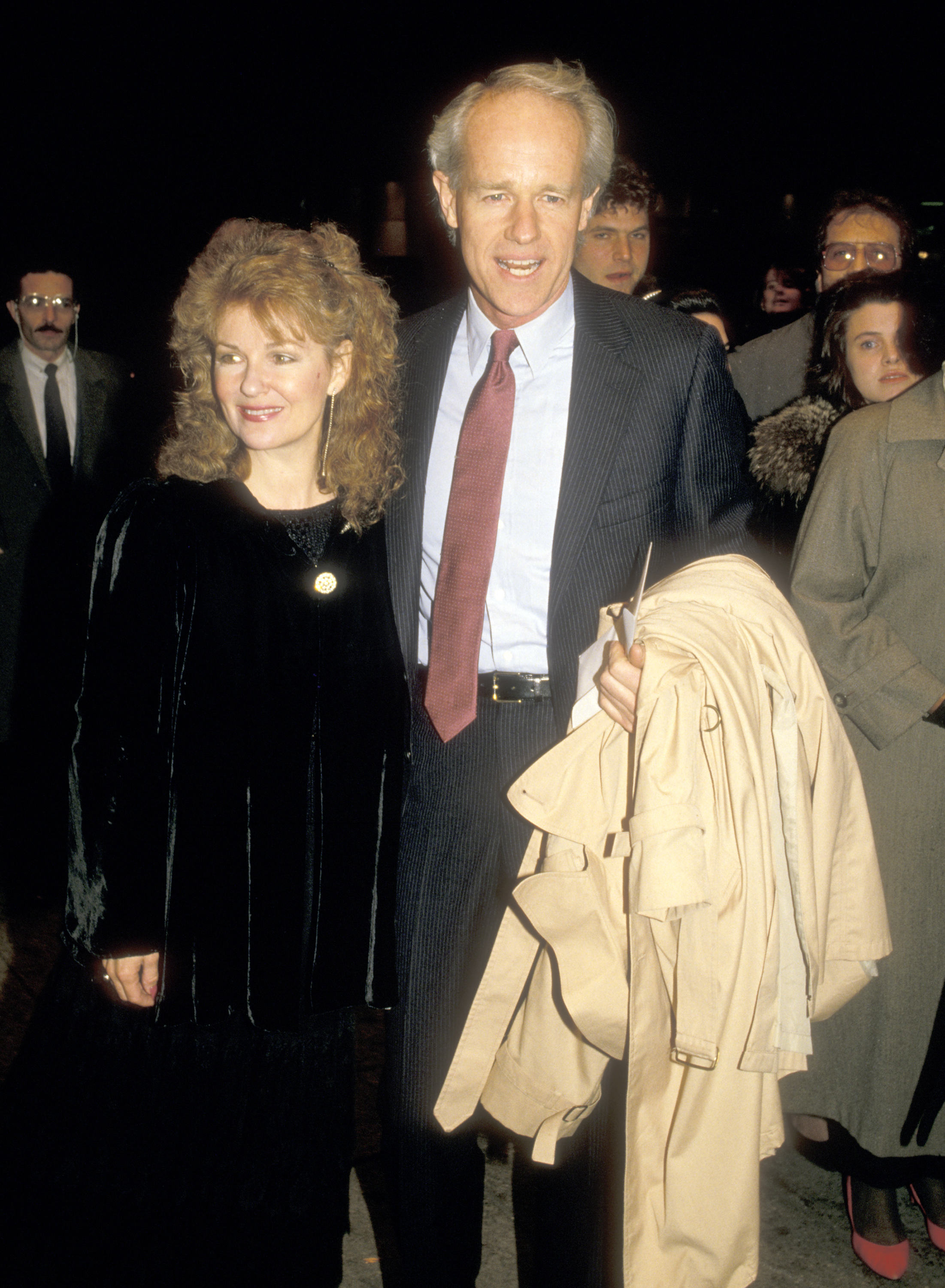 Shelley Fabares and Mike Farrell during the "Dominick and Eugene" New York City premiere on March 14, 1988, in New York City, New York | Source: Getty Images