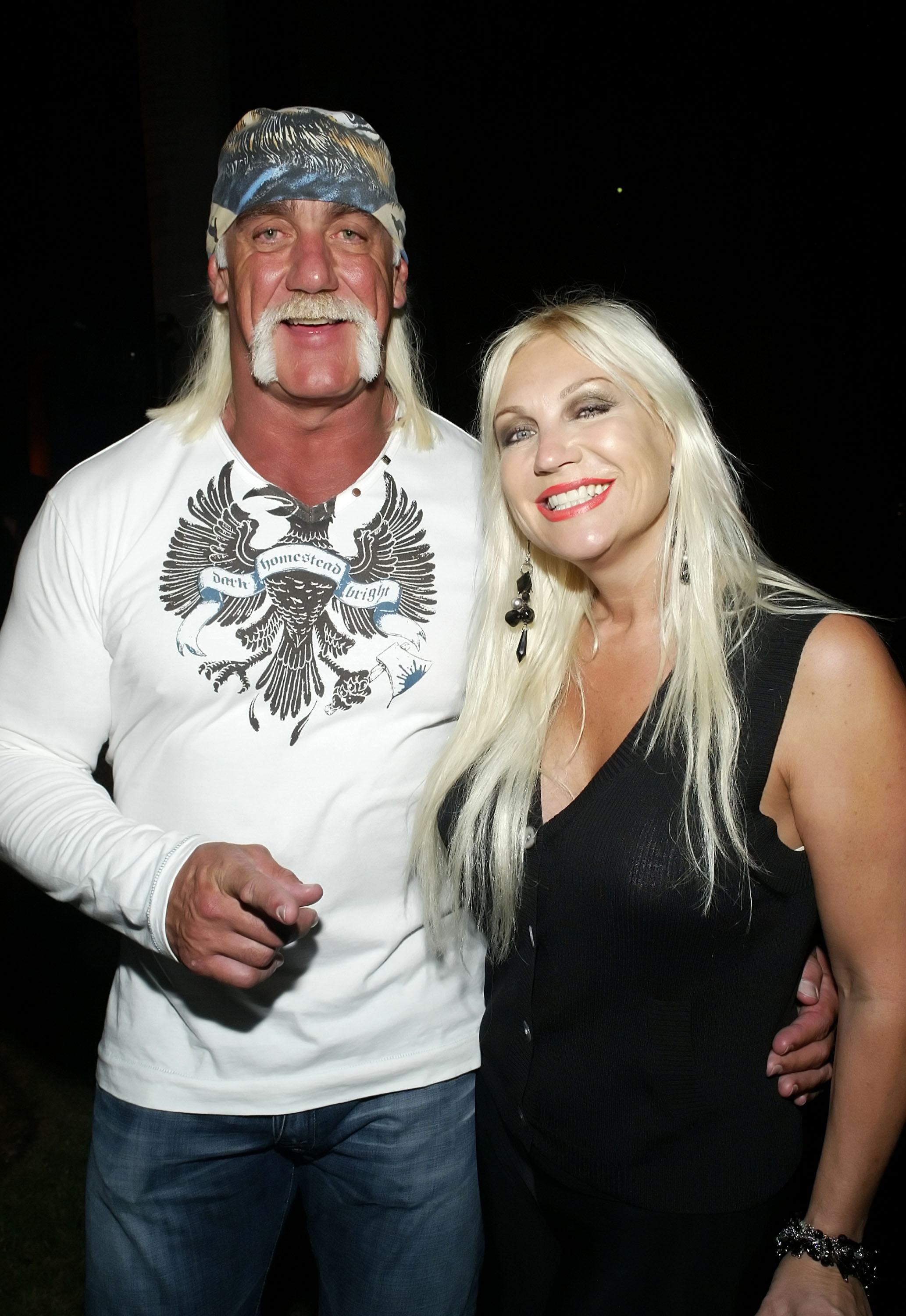 Hulk Hogan and Linda Hogan at a Super Bowl XLI dinner party — years before their marriage unraveled and Linda opened up about the infidelities that left her questioning what had gone wrong. | Source: Getty Images