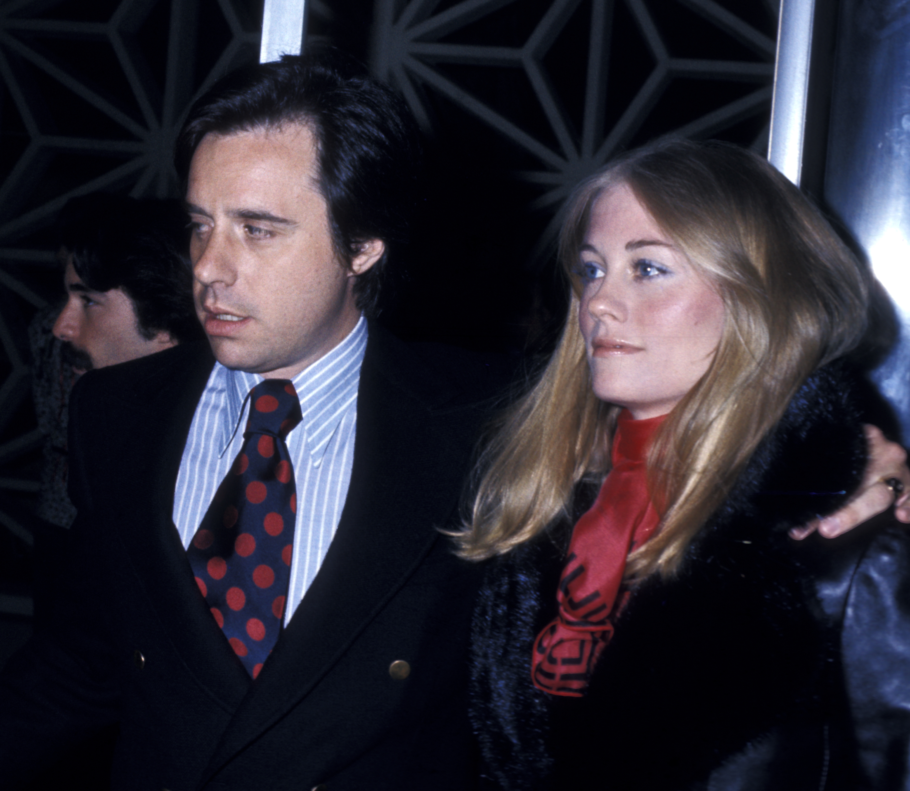 Peter Bogdanovich and the actress attend the premiere of "Paper Moon" on April 9, 1973, in Hollywood, California | Source: Getty Images