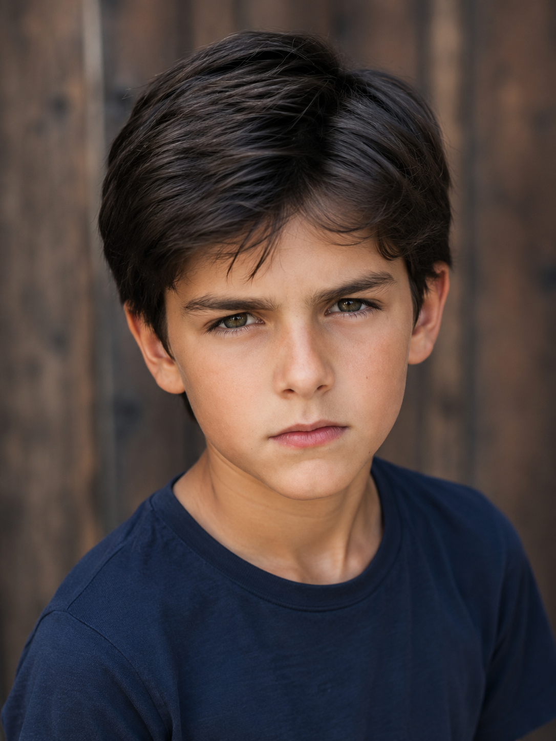 AI-generated image portraying the hypothetical son as a teenager, with a more defined jawline and mature appearance. | Source: ChatGPT