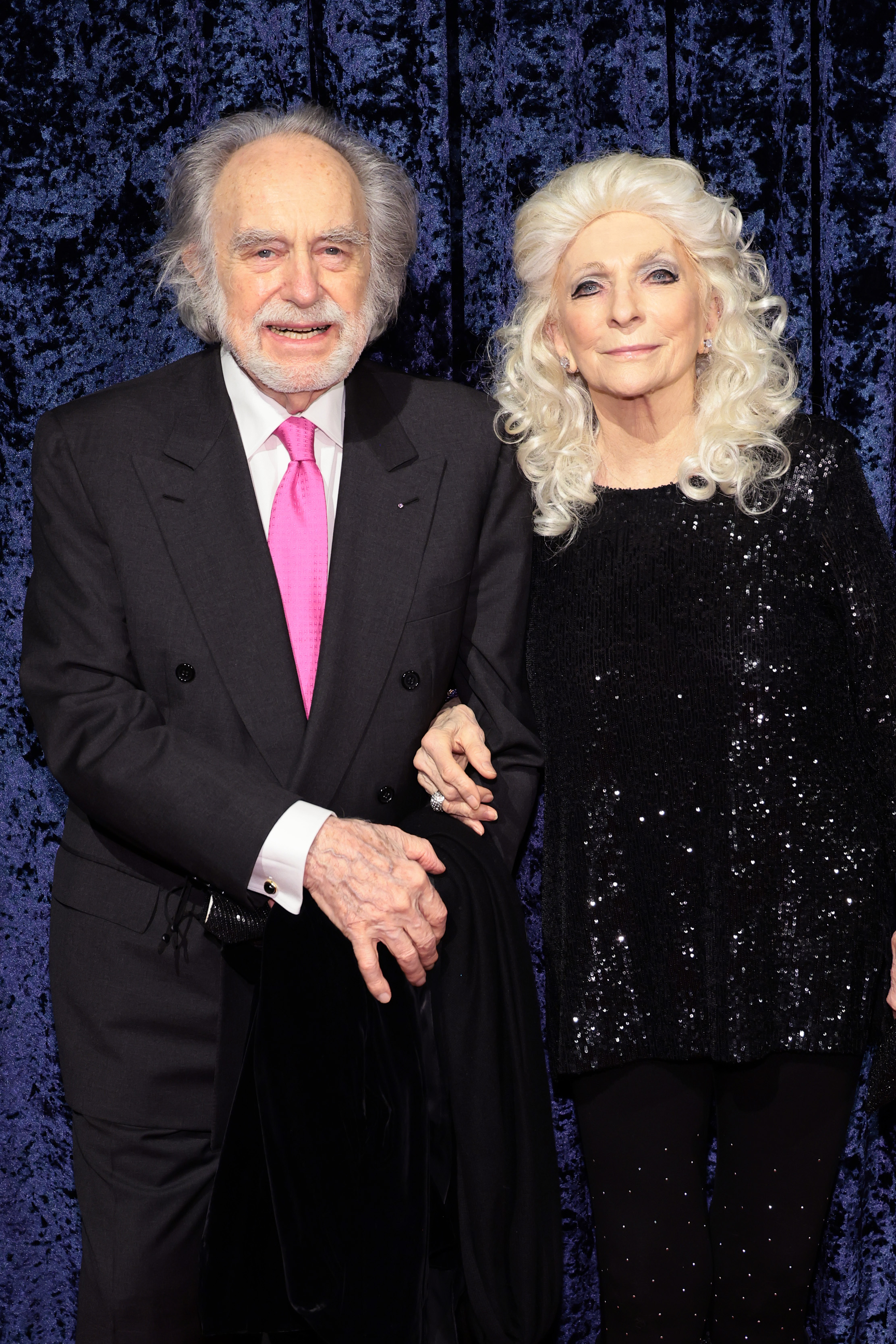 Louis Nelson and the legendary musician at Clive Davis' 90th birthday celebration at Casa Cipriani on April 6, 2022, in New York. | Source: Getty Images