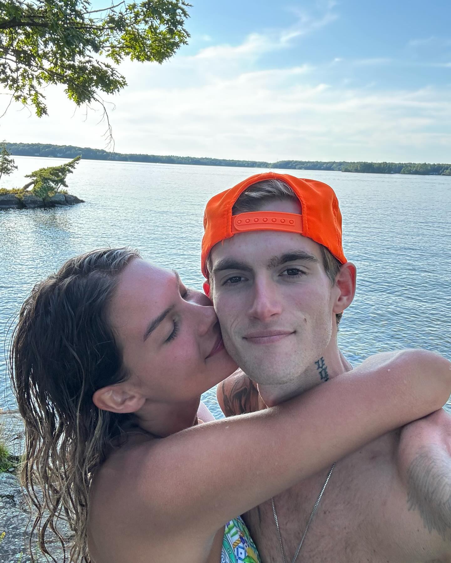 Isabella confirmed the dating rumors in June 2024 with an Instagram Story calling Presley "my love." The following month, she marked his birthday with another declaration: "i love you so much my everything." | Source: Instagram/bananablue17