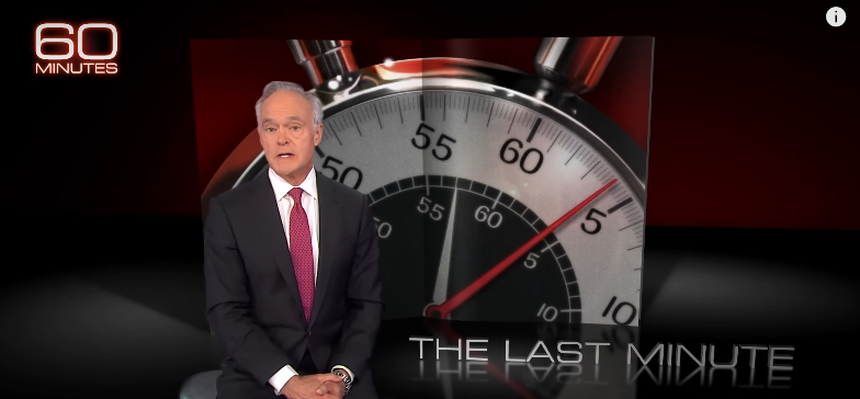 A screenshot of Scott Pelley from a video dated April 28, 2025. | Source: YouTube/60 Minutes