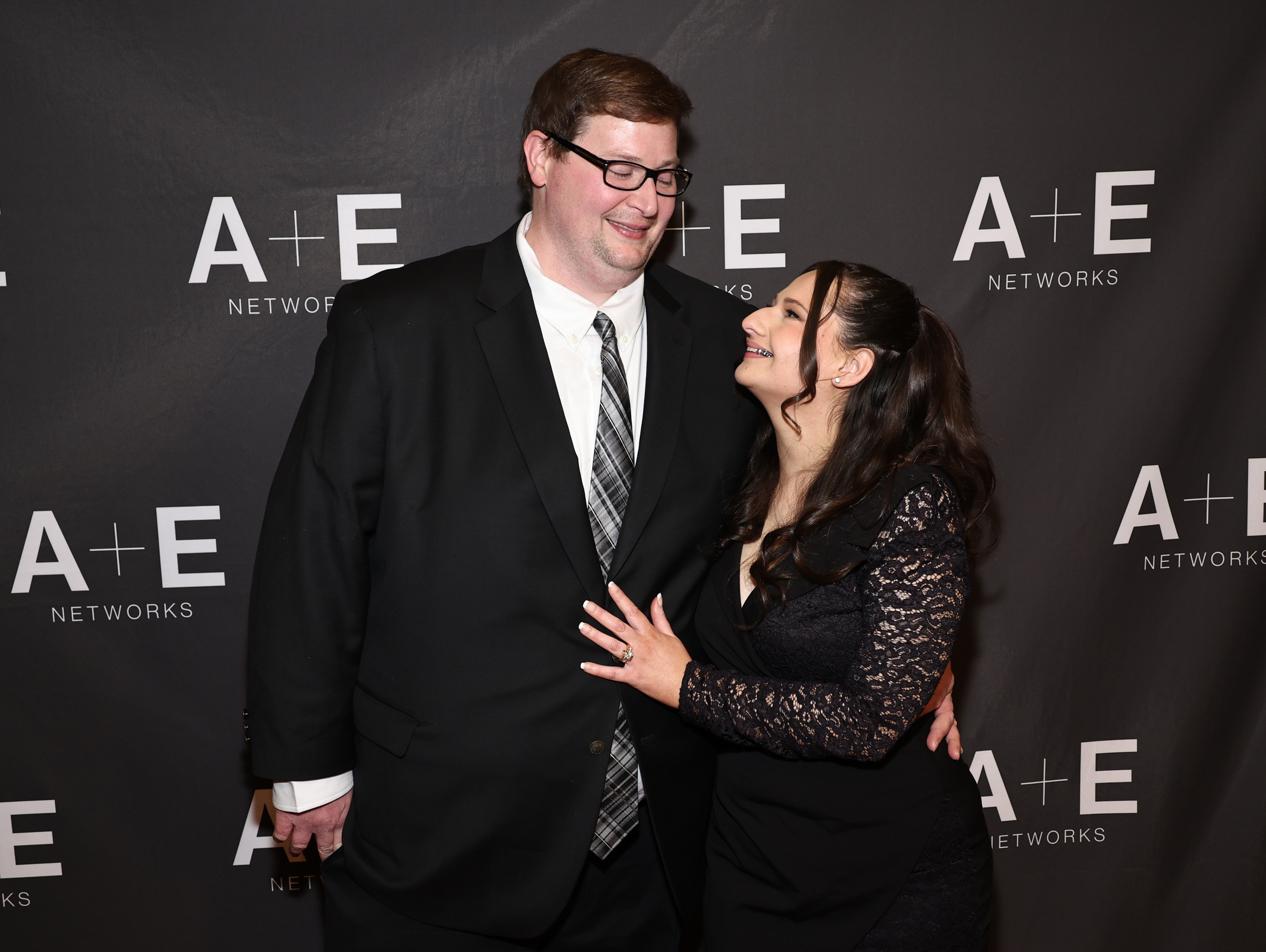 Ryan Anderson and Gypsy Rose Blanchard attends "The Prison Confessions Of Gypsy Rose Blanchard" Red Carpet Event in New York City, on January 5, 2024.