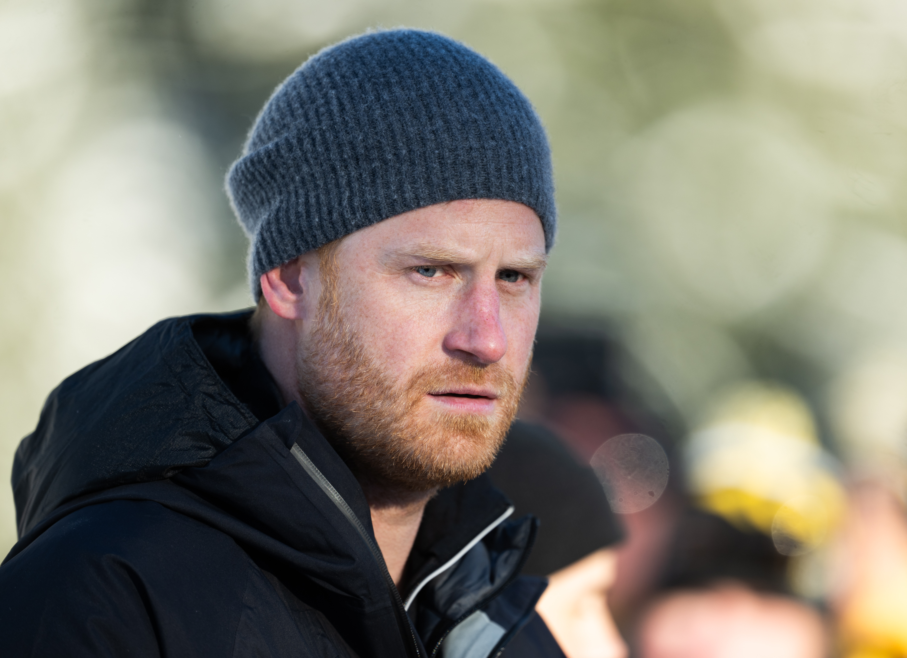 Prince Harry attends the biathlon during the Invictus Games in Whistler, British Columbia, on February 11, 2025. By that spring, his concerns about security would become central to his explanation for why he could not bring his family back to the U.K. | Source: Getty Images
