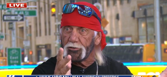 Hulk Hogan shows of a new look | Source: X/FOX & Friends