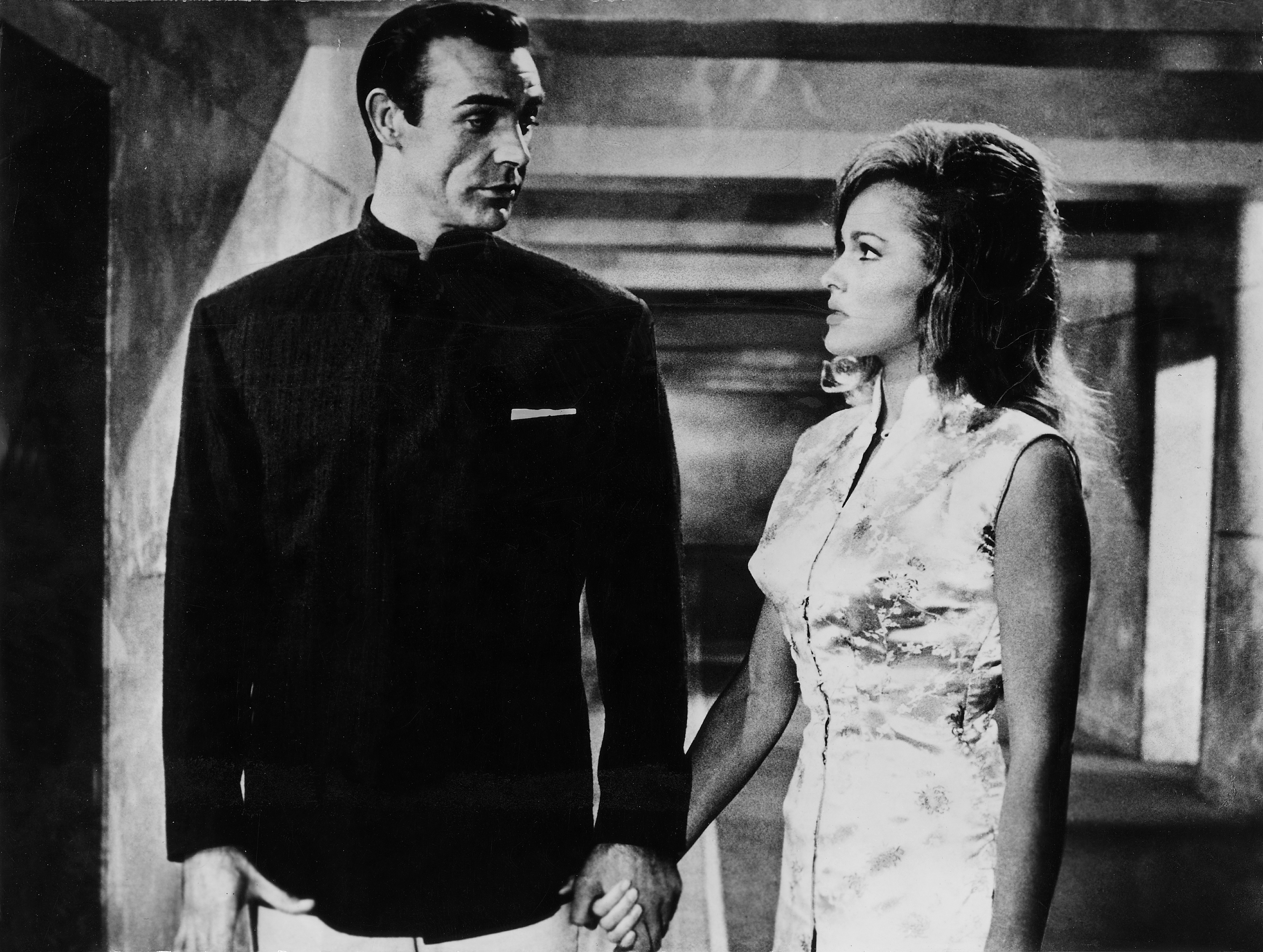 Sean Connery and the actress on the set of "Dr. No," 1962 | Source: Getty Images