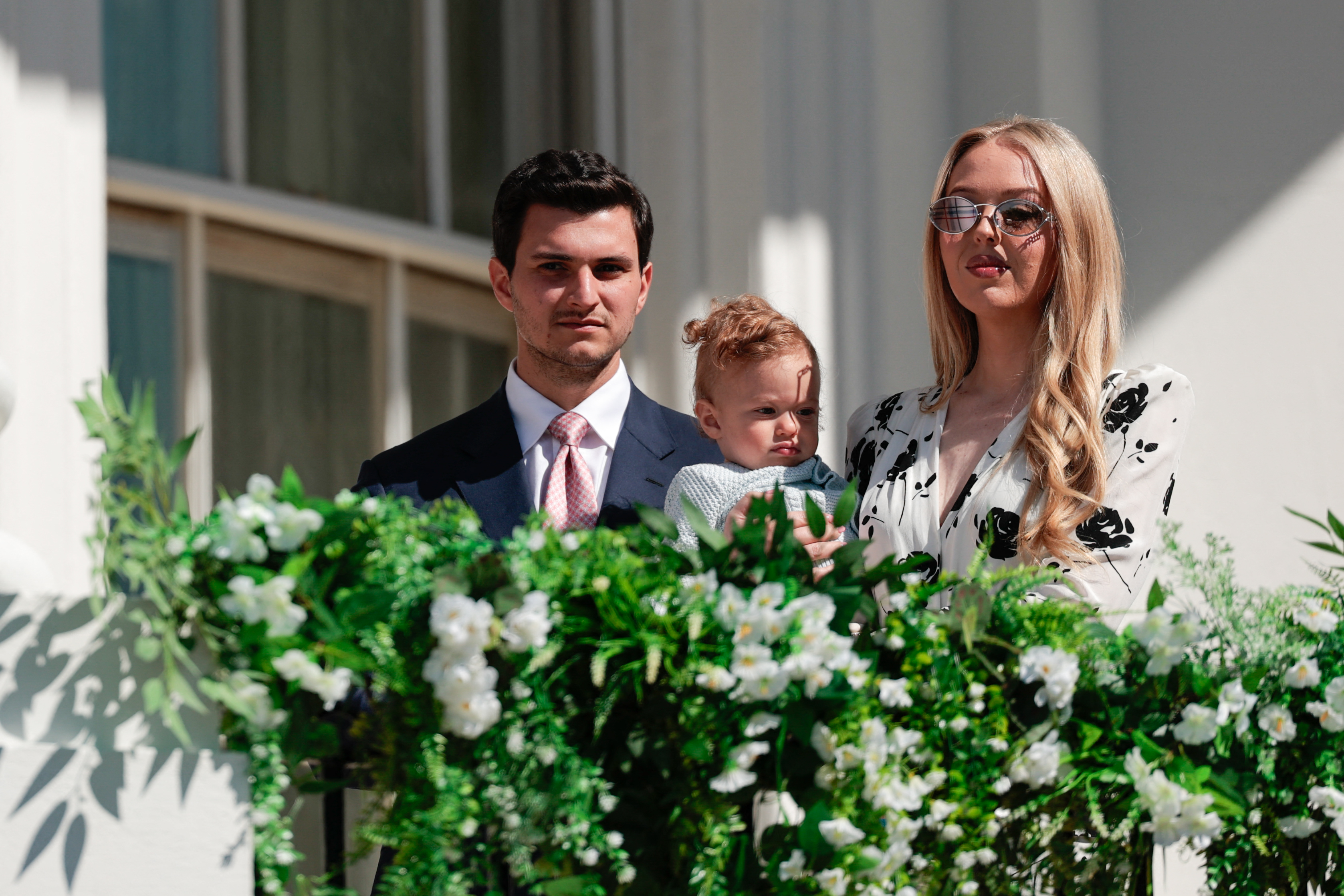Tiffany Trump, Alexander Trump and Michael Boulos attend the annual Easter Egg Roll on the South Lawn of the White House on April 6, 2026, in Washington, DC | Source: Getty Images