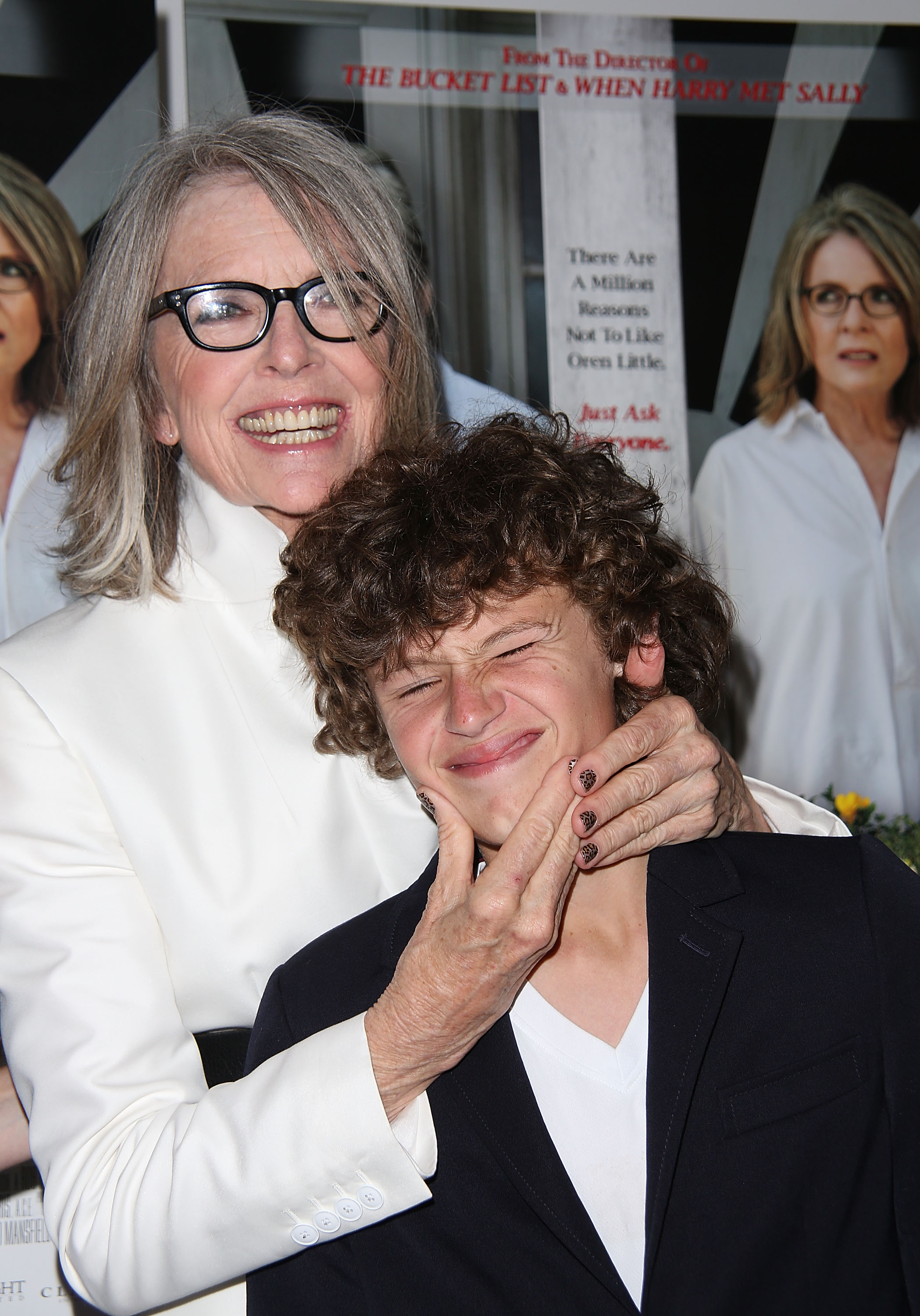 Diane Keaton and her son Duke Keaton attend the "And So It Goes" premiere at Guild Hall on July 6, 2014 | source: Getty Images