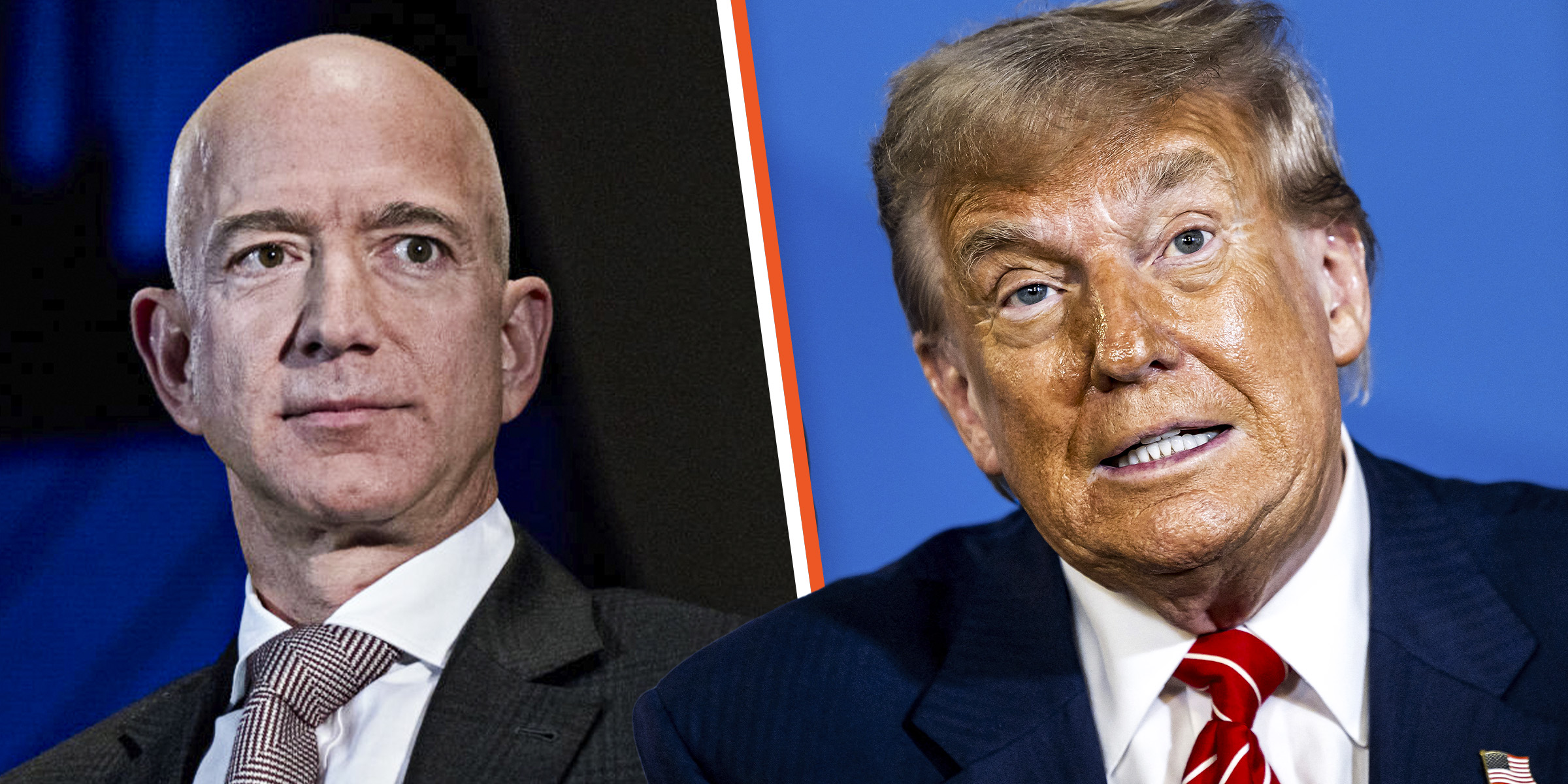 Jeff Bezos | Donald Trump | Source: Getty Images