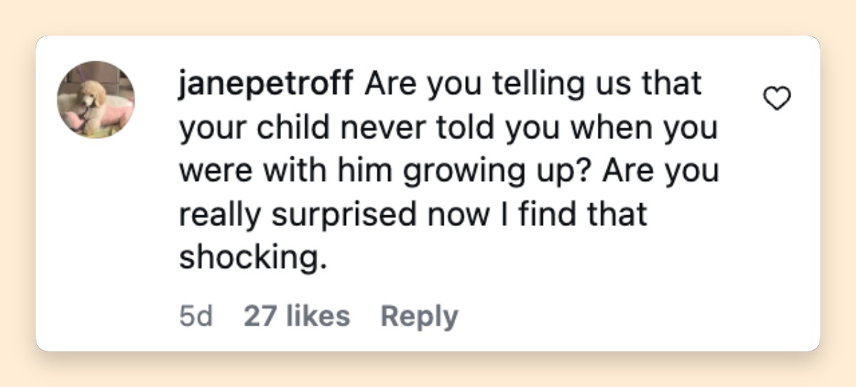 A netizen questioned whether Jon Gosselin had known about his son's childhood experiences before speaking publicly about them. | Source: Instagram/entertainmenttonight