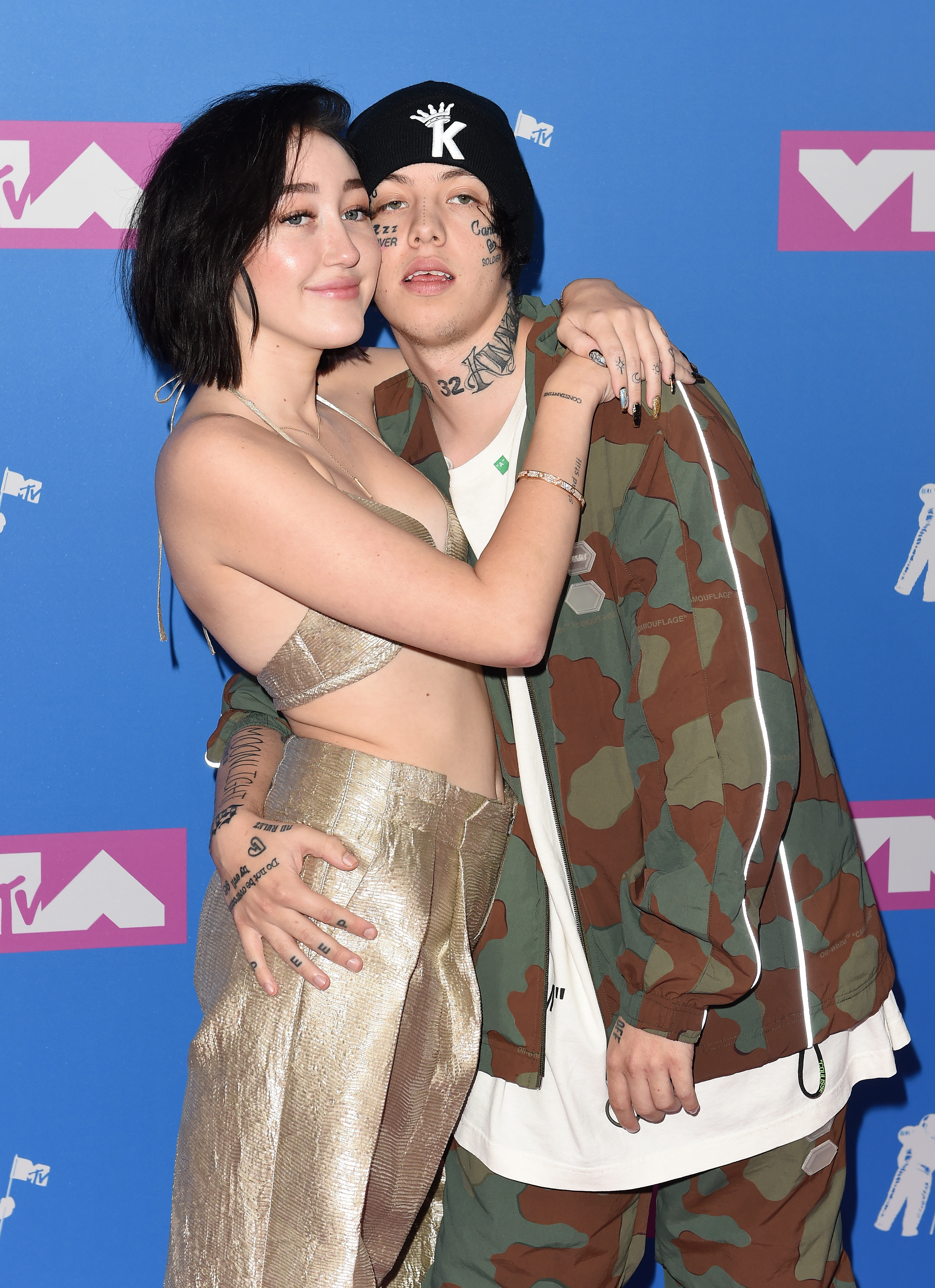 Noah Cyrus and Lil Xan attend the MTV Video Music Awards in New York City on August 20, 2018. | Source: Getty Images