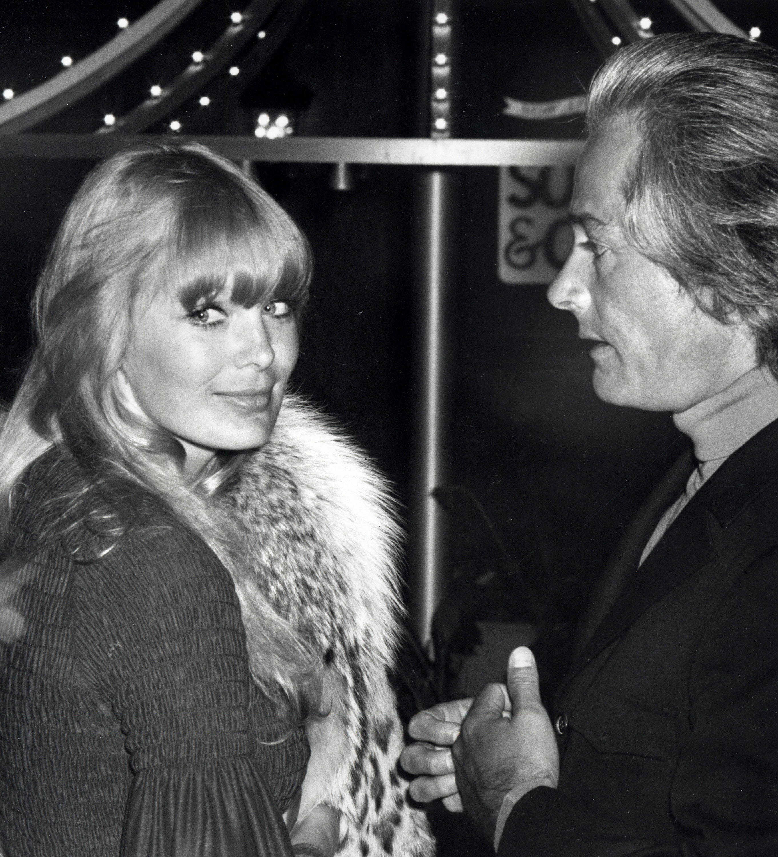 John Derek and the actress during Sonny and Cher Opening on April 4, 1970 | Source: Getty Images
