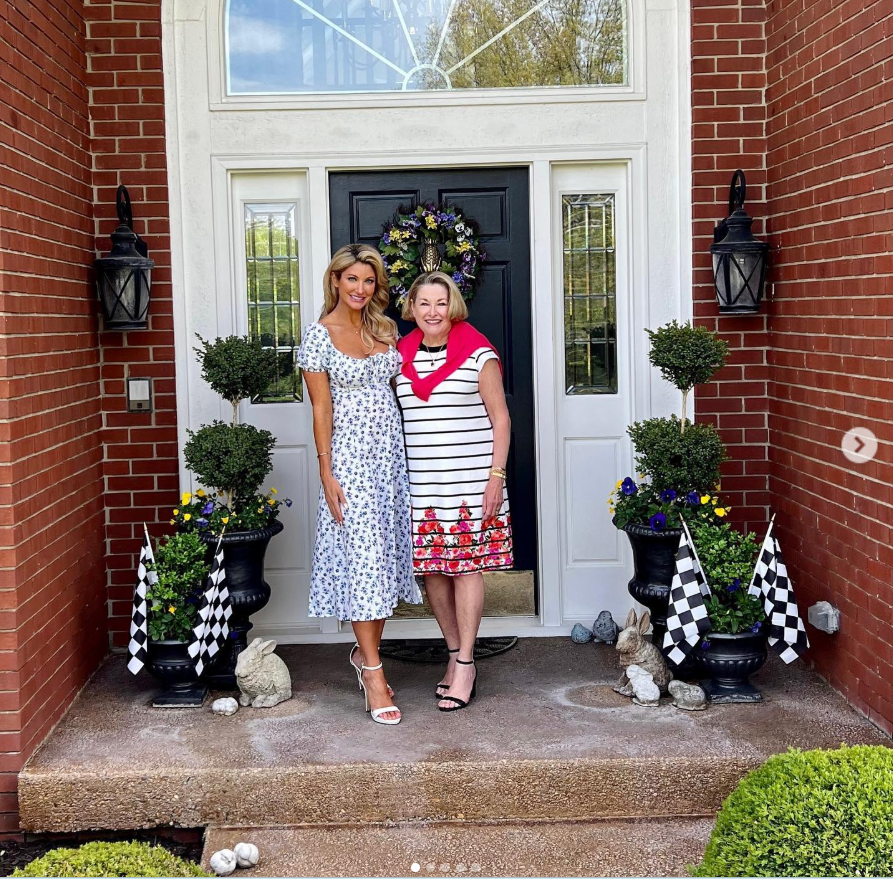 McKinzie Roth poses with her mother outside their home, capturing a sweet family moment. | Source: Instagram/mckinzieroth