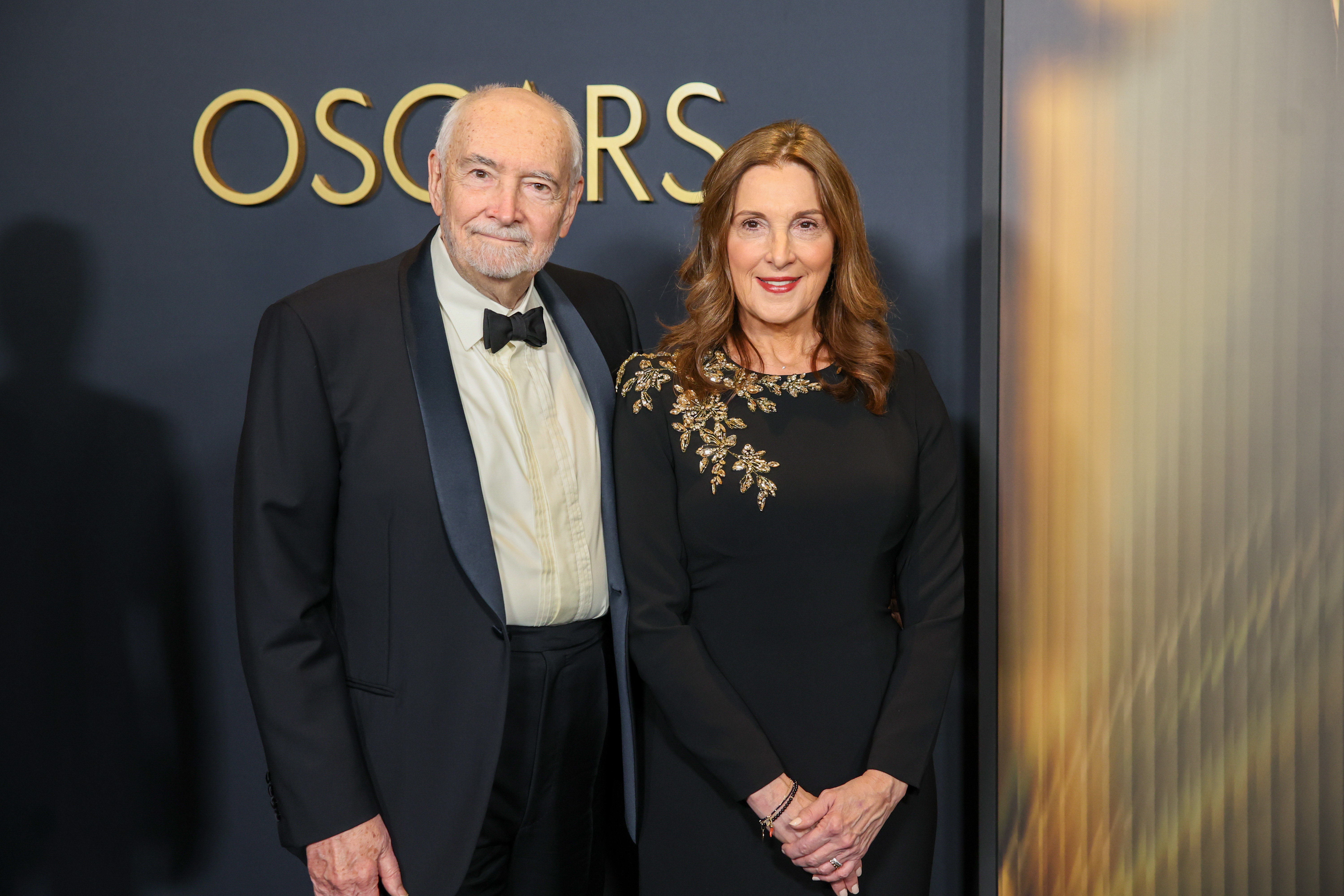 Barbara Broccoli and the longtime James Bond producer arrive at the 15th Annual Governors Awards at the Ray Dolby Ballroom in Los Angeles, California, on November 17, 2024. | Source: Getty Images
