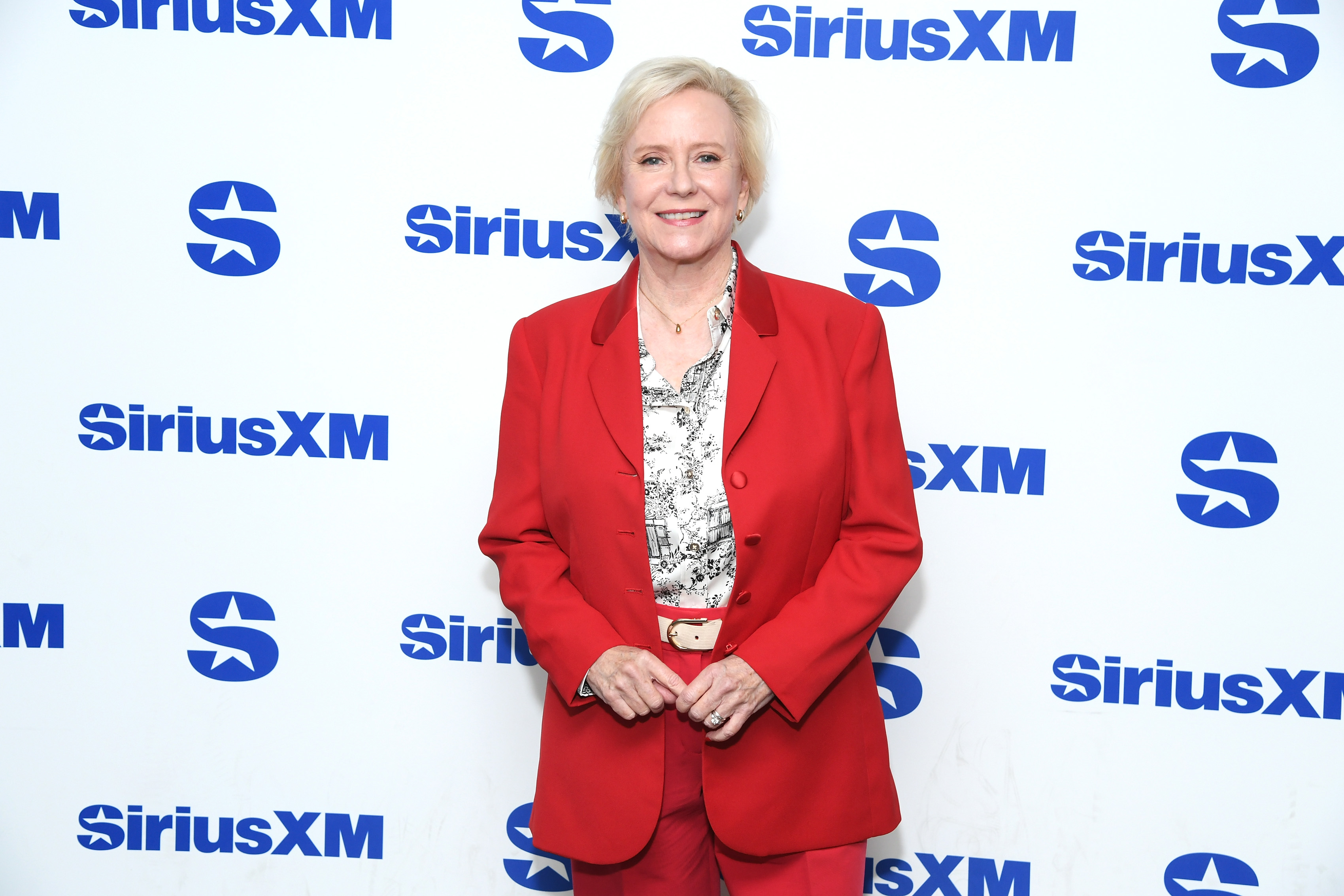 Eve Plumb maintained her presence in media with regular guest appearances on popular broadcasts. In this photo, she visited SiriusXM Studios on May 4, 2026, in New York City, New York. | Source: Getty Images