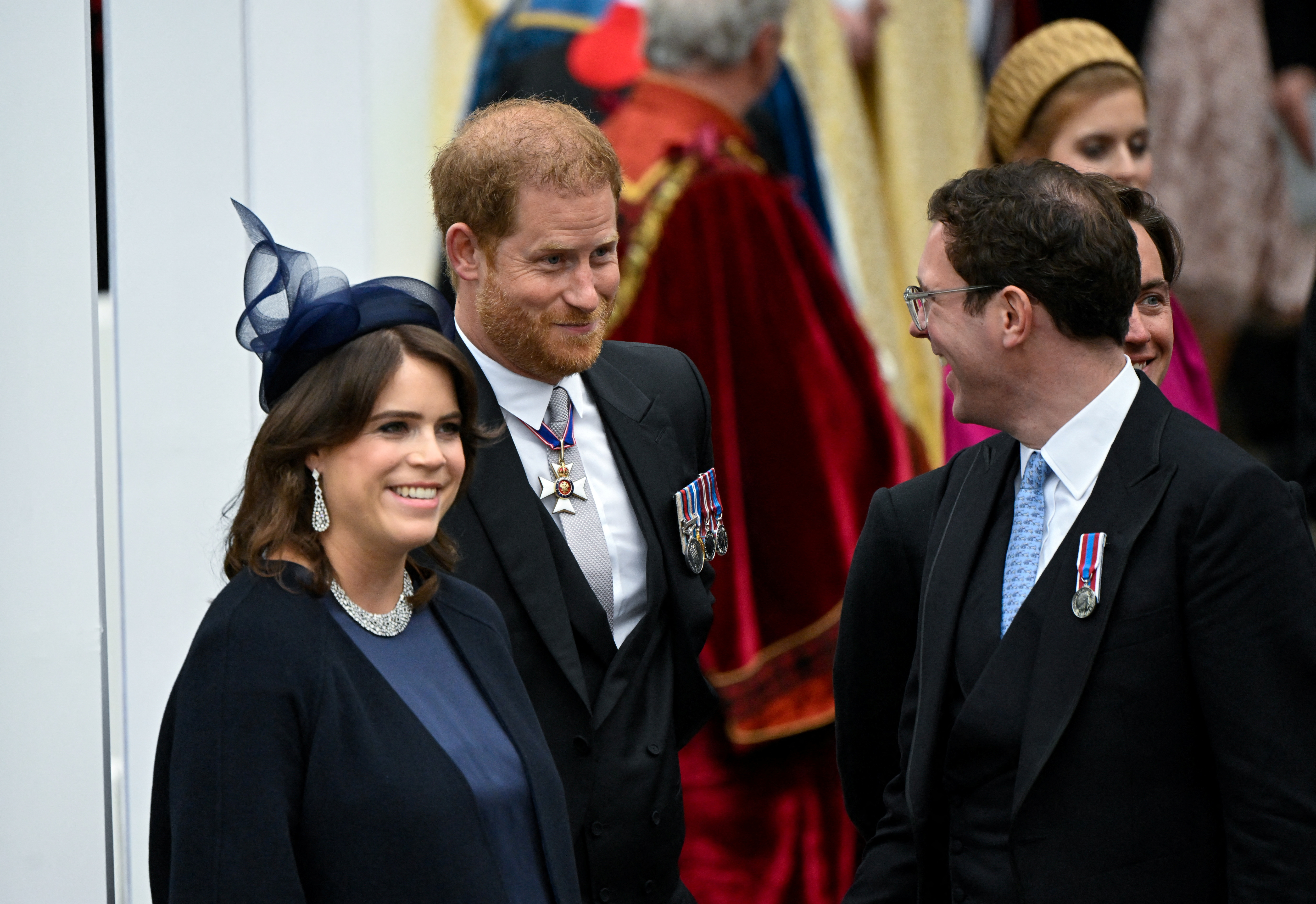 Harry and Meghan reportedly remain close to Princess Eugenie and her husband, Jack Brooksbank, giving the Sussexes an important family connection in Britain. That relationship could become even more meaningful as they establish a UK base. | Source: Getty Images
