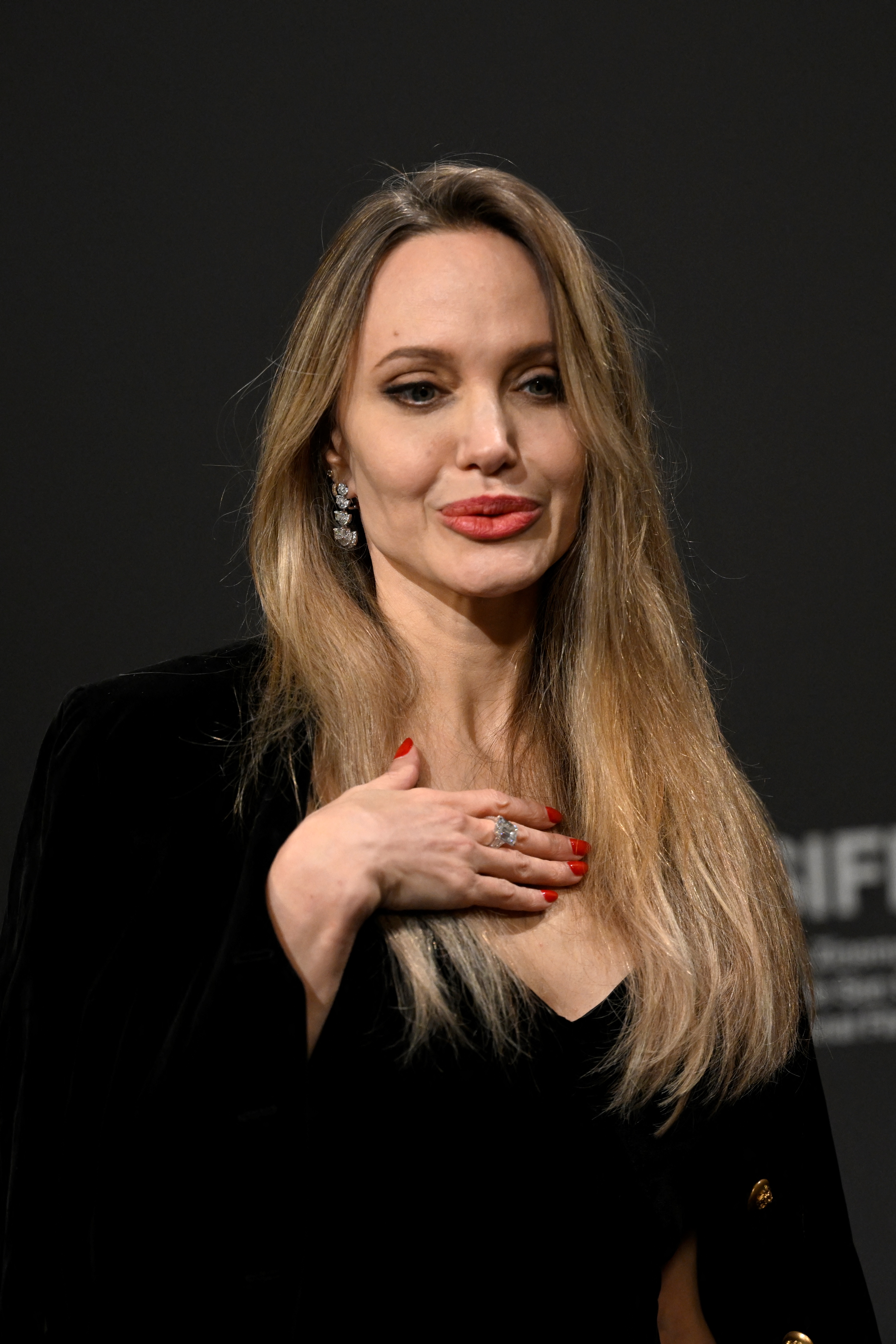 Angelina Jolie attends the San Sebastian International Film Festival on September 21, 2025. The pickleball photos sparked a wide range of reactions, with many commenters discussing how the actress looked in recent images. | Source: Getty Images