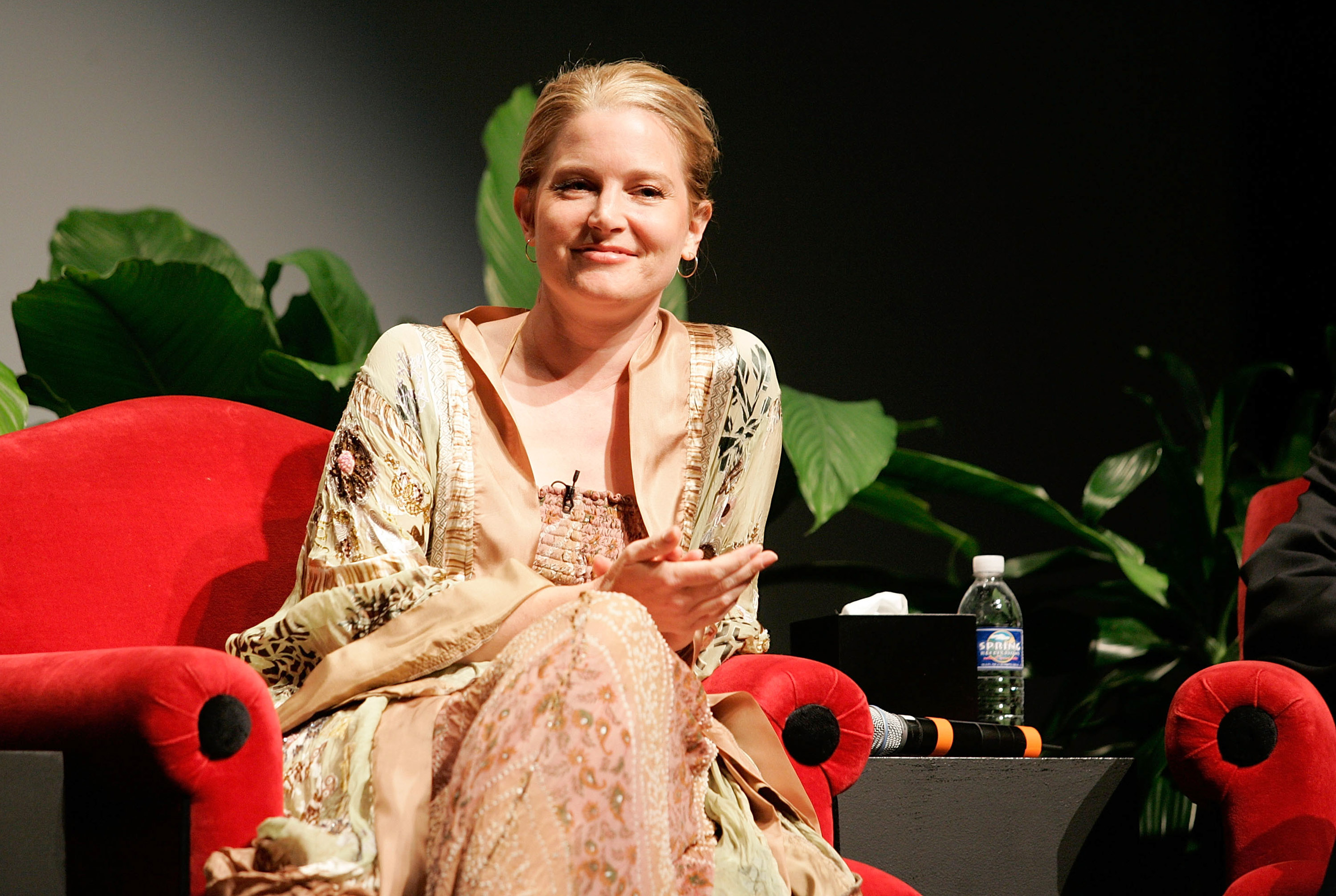 Bridget Fonda participates in a discussion celebrating her family’s extraordinary film legacy in Atlanta in 2008, reconnecting her with the Fonda name she had once spoken about as a source of both pride and pressure. | Source: Getty Images