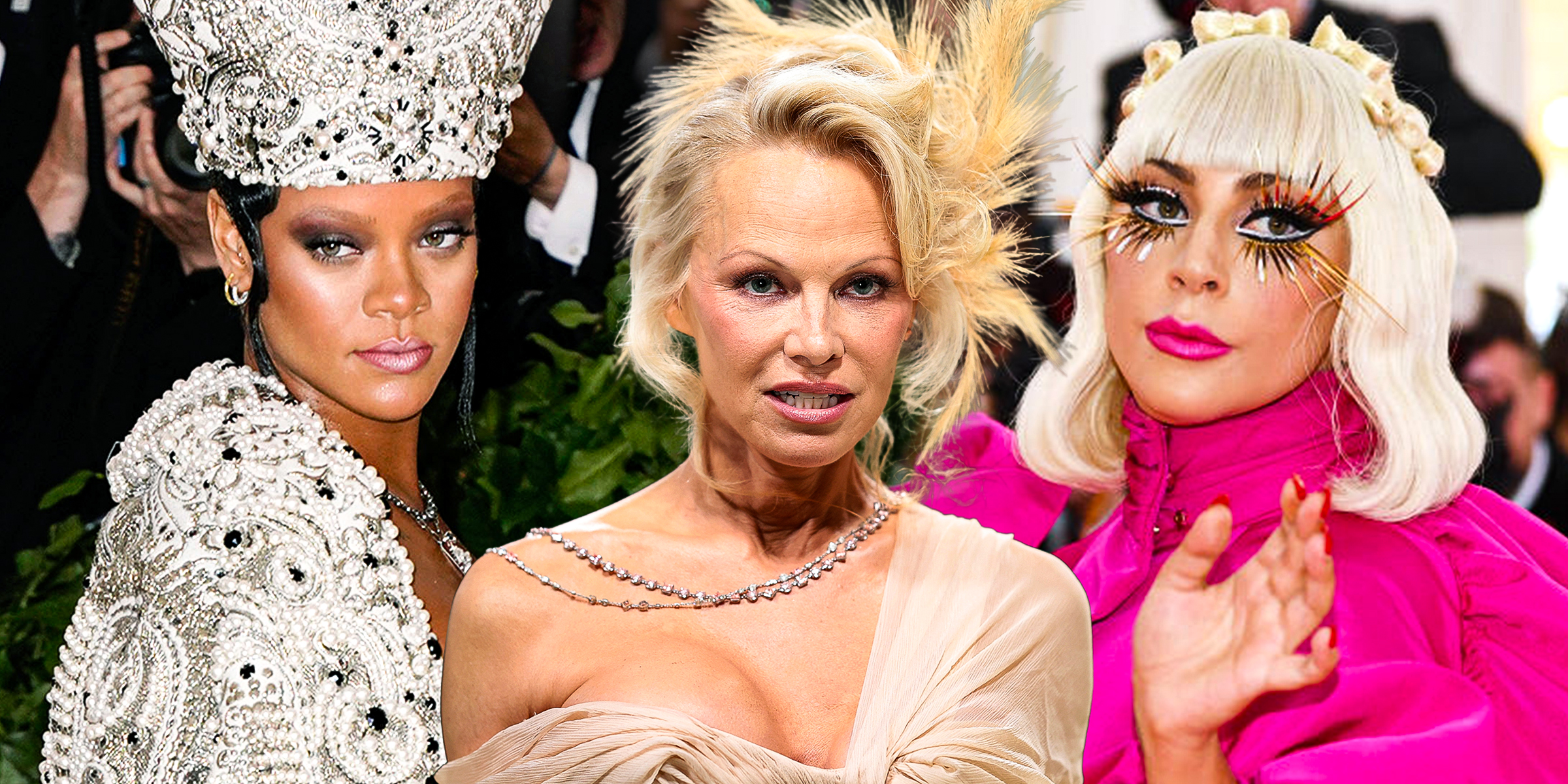 Rihanna | Pamela Anderson | Lady Gaga | Source: Getty Images