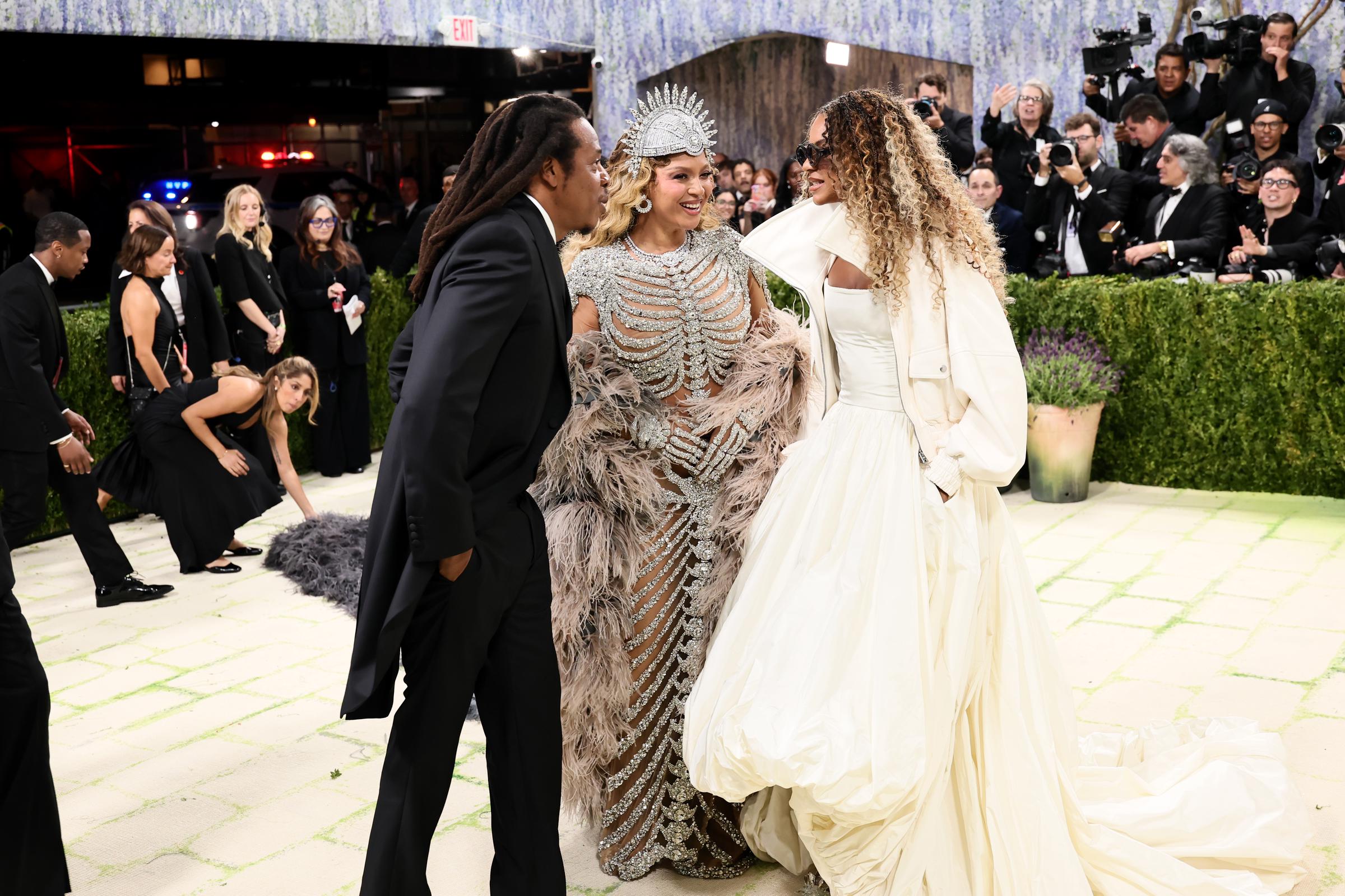 Jay-Z, Beyoncé, and Blue Ivy Carter attend the 2026 Met Gala | Source: Getty Images