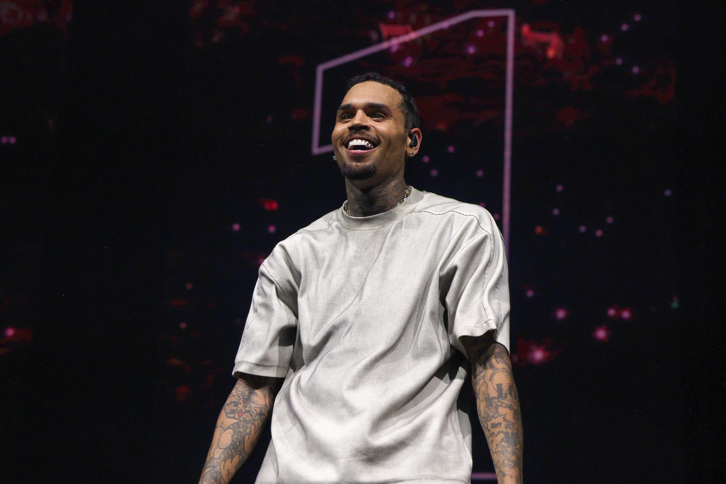 Chris Brown performs onstage during The 11:11 Tour at Barclays Center in New York City on June 17, 2024 | Source: Getty Images