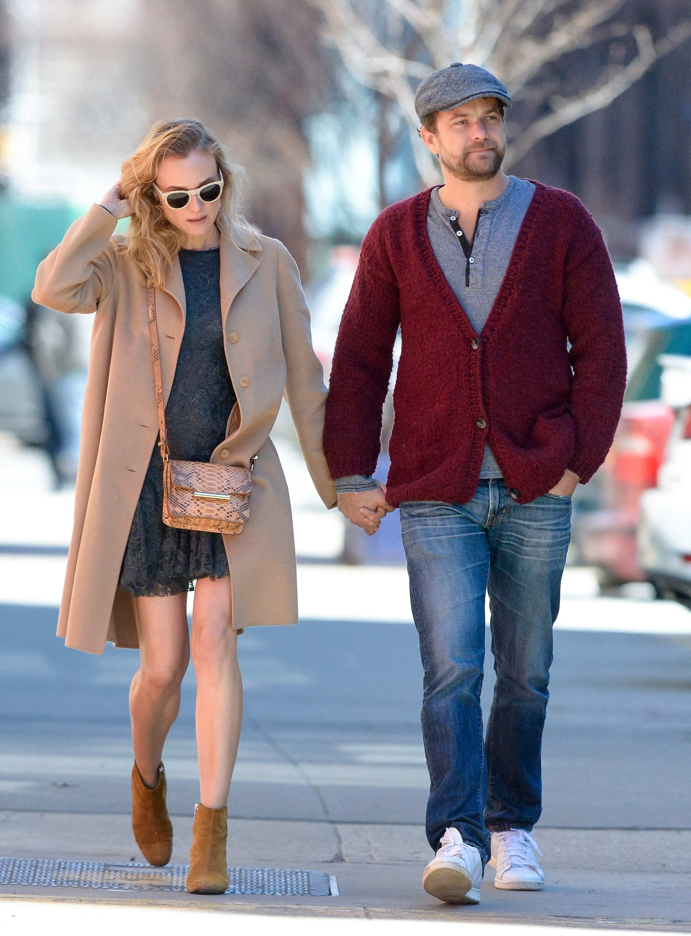 Diane Kruger and Joshua Jackson often enjoyed quiet walks together away from Hollywood's red carpets. Unlike many celebrity couples, they never married during their decade-long relationship. | Source: Getty Images