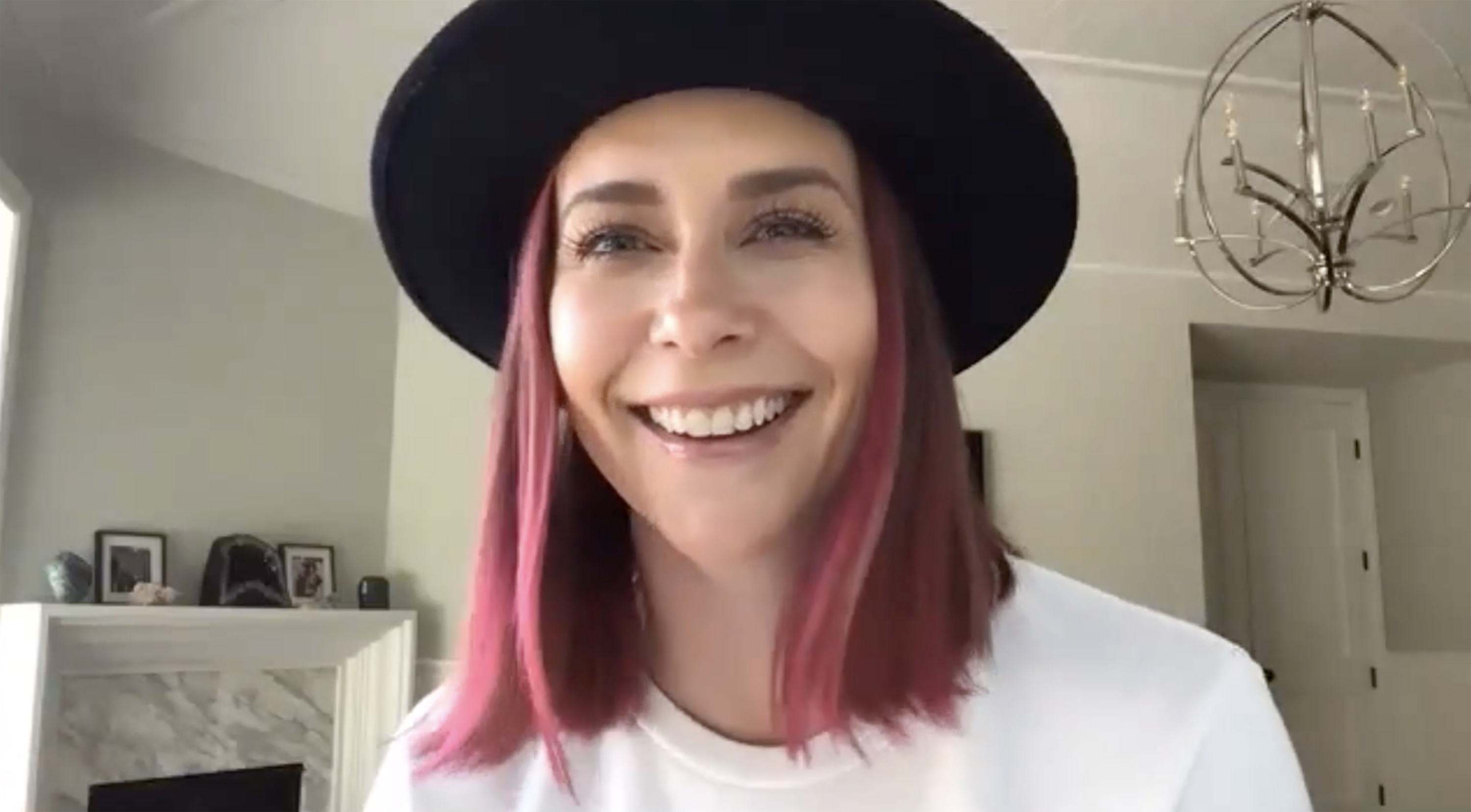 Only a few times were more exciting, like when she opted for a vibrant pink pop of color. For this taping, she appeared on "The Talk" on April 6, 2020, in Los Angeles, California.