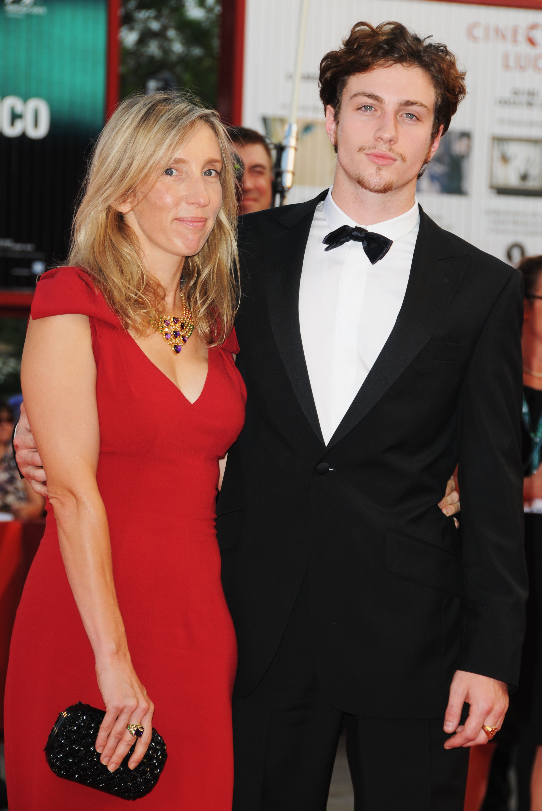 Sam Taylor-Wood and Aaron Johnson attended the opening ceremony and the premiere of