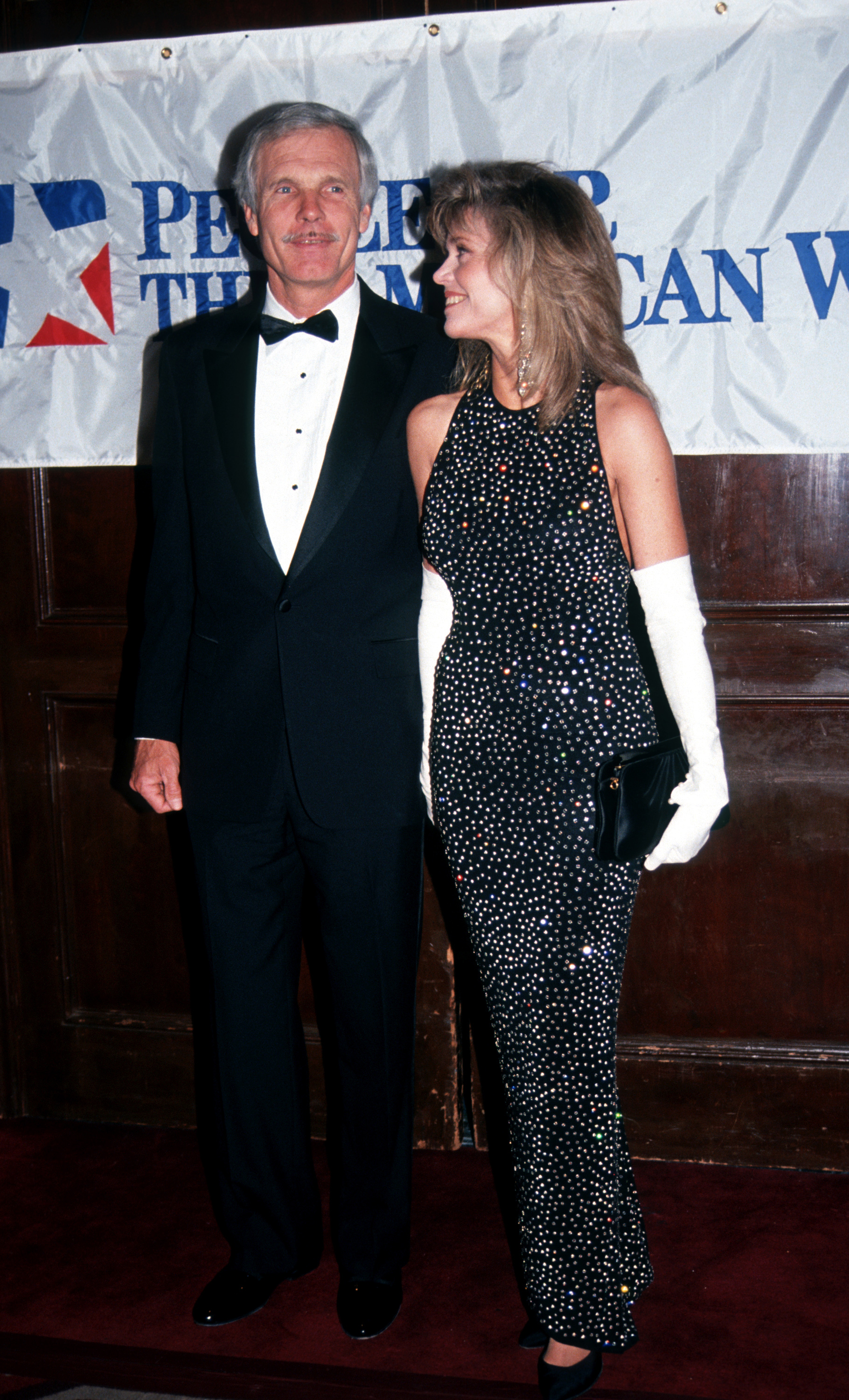 Ted Turner and Jane Fonda attend the 7th Annual "Spirit of Liberty" Awards on November 20, 1991 | Source: Getty Images