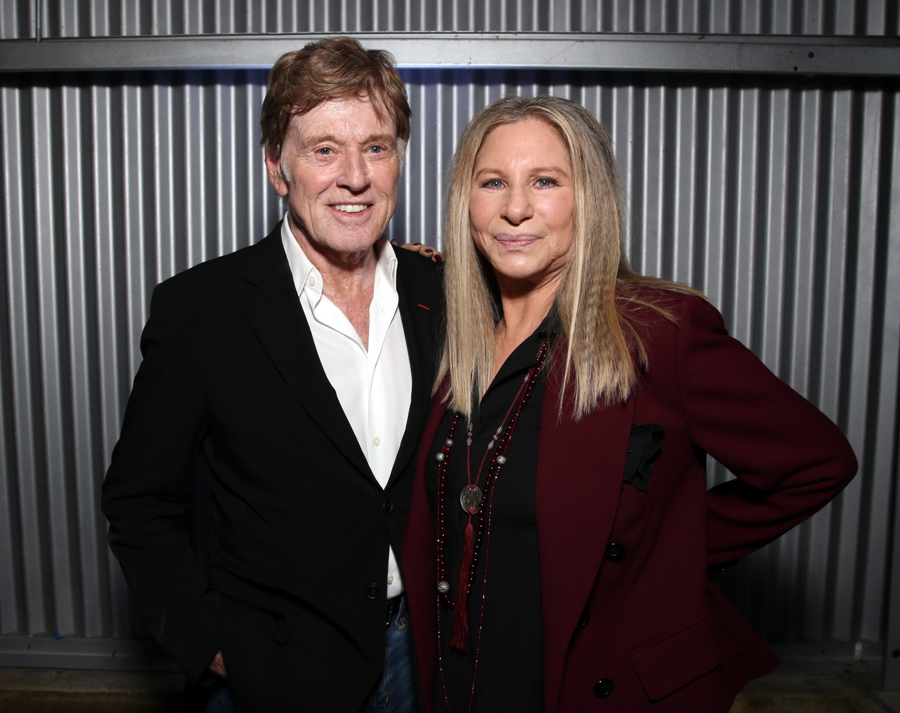 Robert Redford and Barbra Streisand at the 24th annual Women in Entertainment Breakfast on December 9, 2015, in Los Angeles, California. | Source: Getty Images