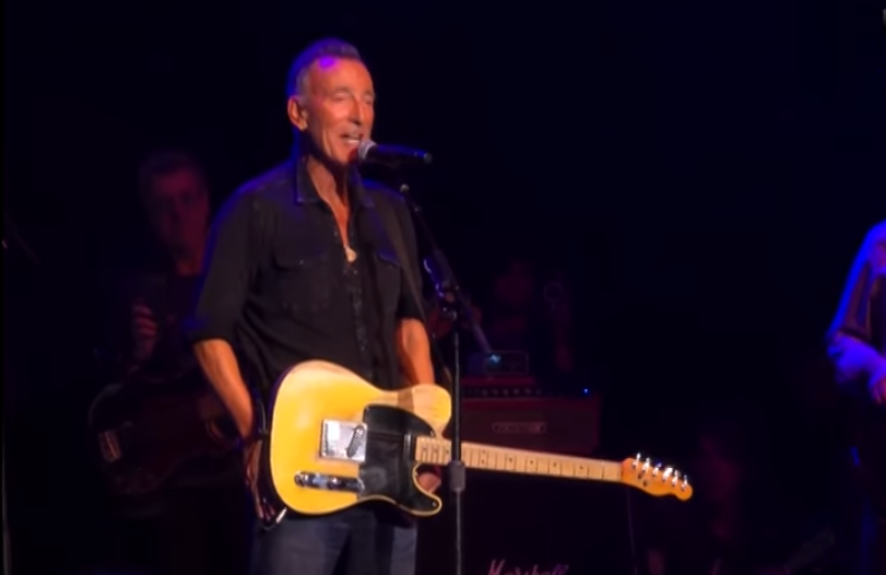 Bruce Springsteen on stage in New Jersey, expressing his political views in a video dated January 19, 2026 | Source: YouTube/WAAY 31 News