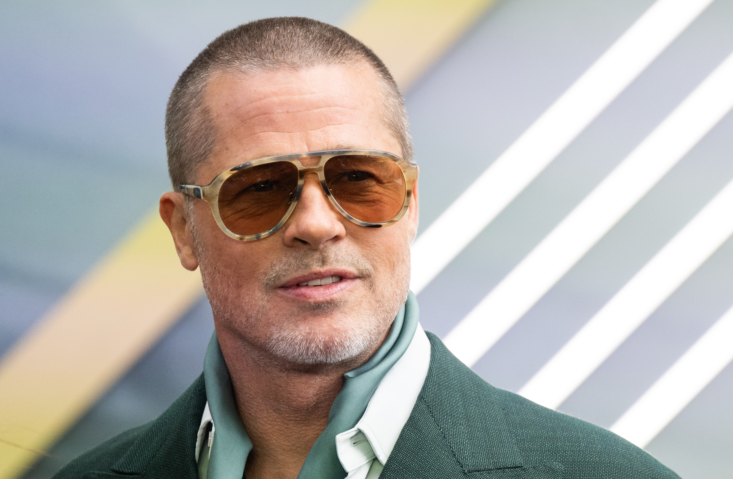Brad Pitt at the "F1: The Movie" European Premiere at Cineworld Leicester Square in London, England on June 23, 2025 | Source: Getty Images