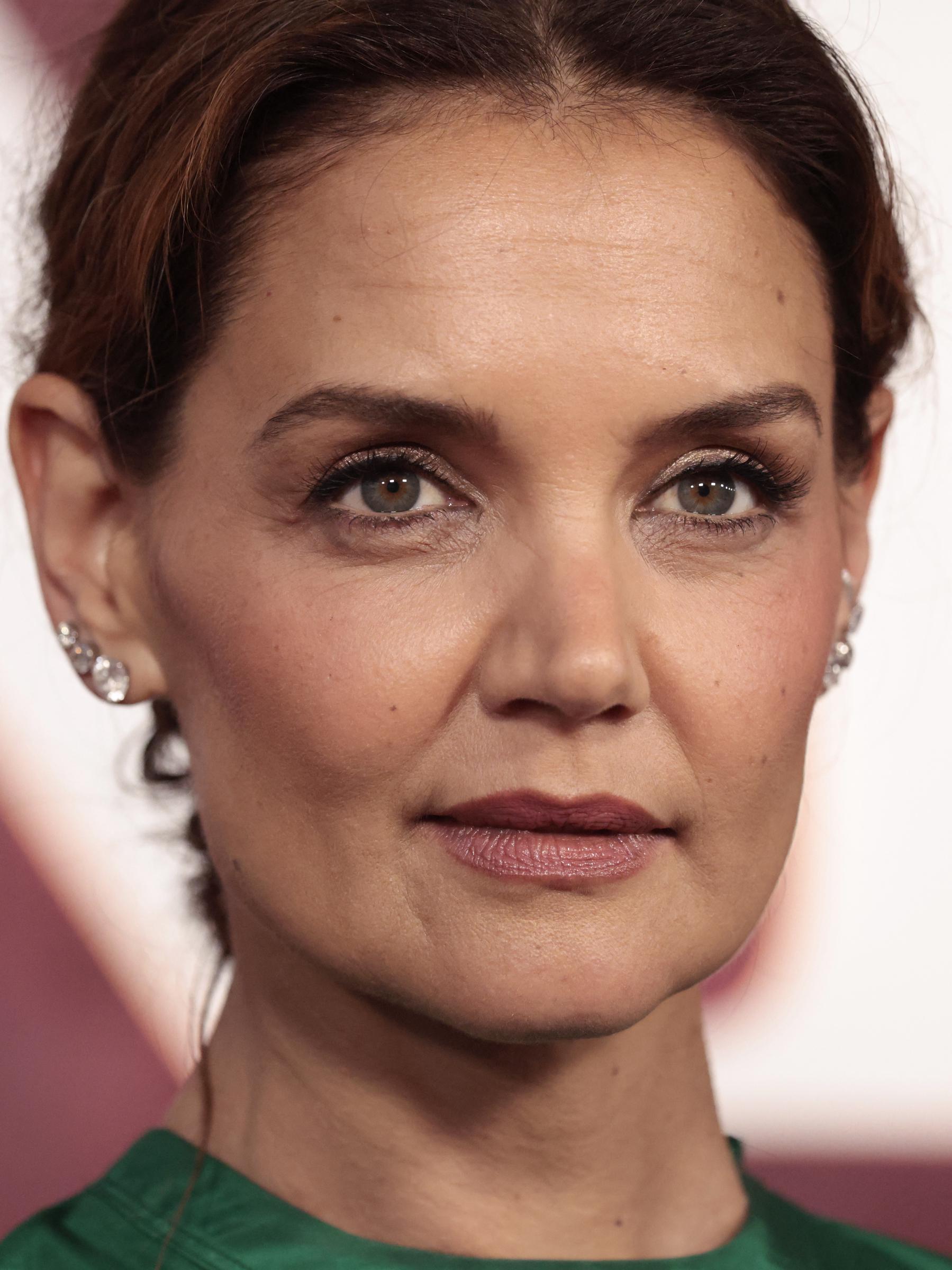 A close-up view reveals details that are less noticeable in wider photographs. Her eyes, cheekbones, and facial symmetry stand out particularly clearly here. | Source: Getty Images