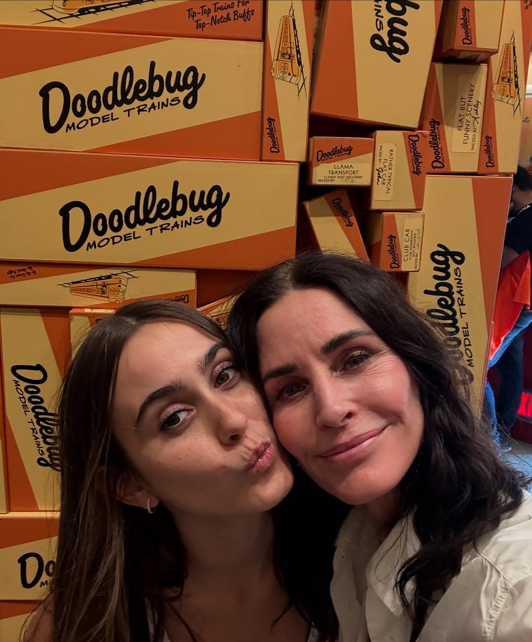 Courteney Cox shares a selfie with her daughter, Coco Arquette, during their trip to Disneyland in Anaheim, California, posted on her Instagram on August 22, 2025.
