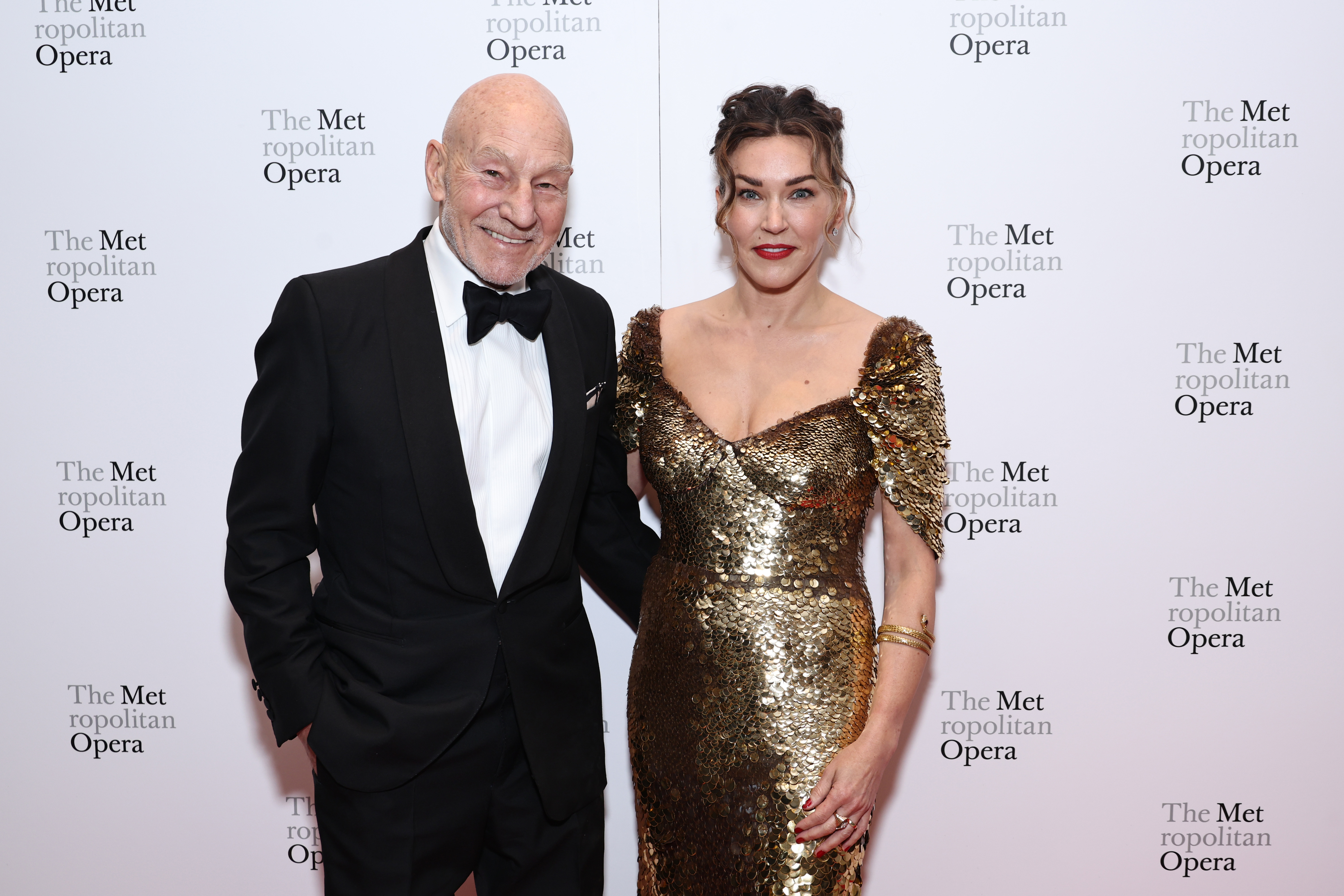 Patrick Stewart and his wife Sunny Ozell at the opening night gala of "Dead Man Walking" in New York City on September 26, 2023 | Source: Getty Images