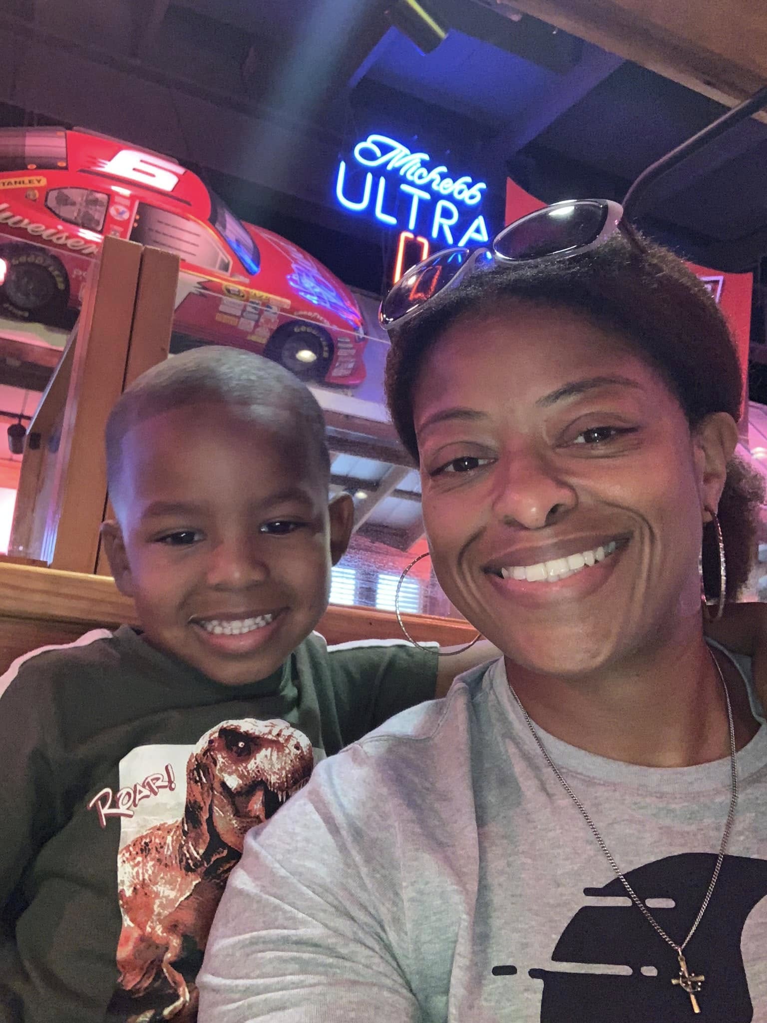 Nicholas and Kenzie Gray smiling for a photo, posted on August 11, 2022. | Source: Facebook/Kenzie Gray